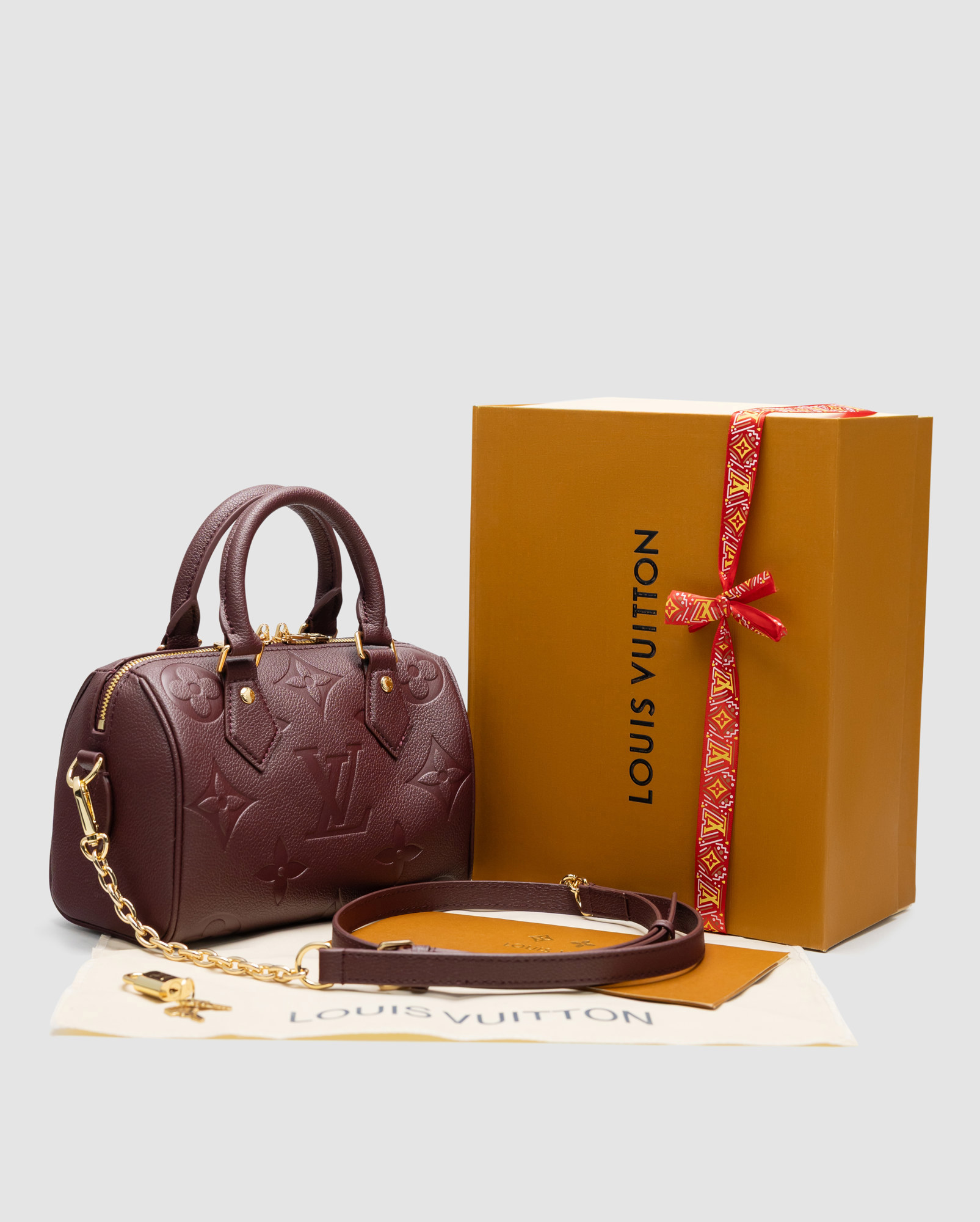 Louis Vuitton Speedy Bandoulière 20 Grenat - 8