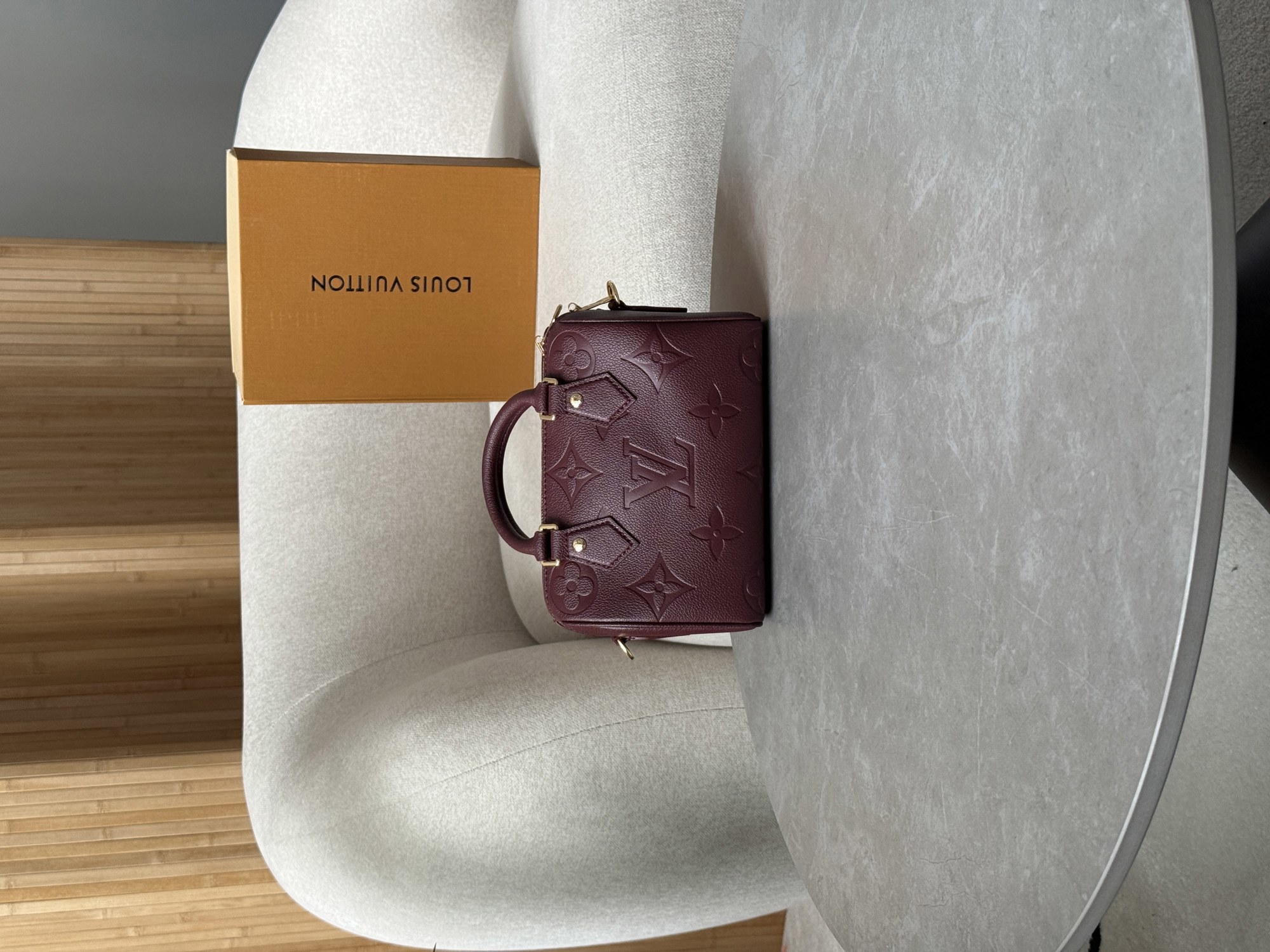 Louis Vuitton Speedy Bandoulière 20 Grenat - 12