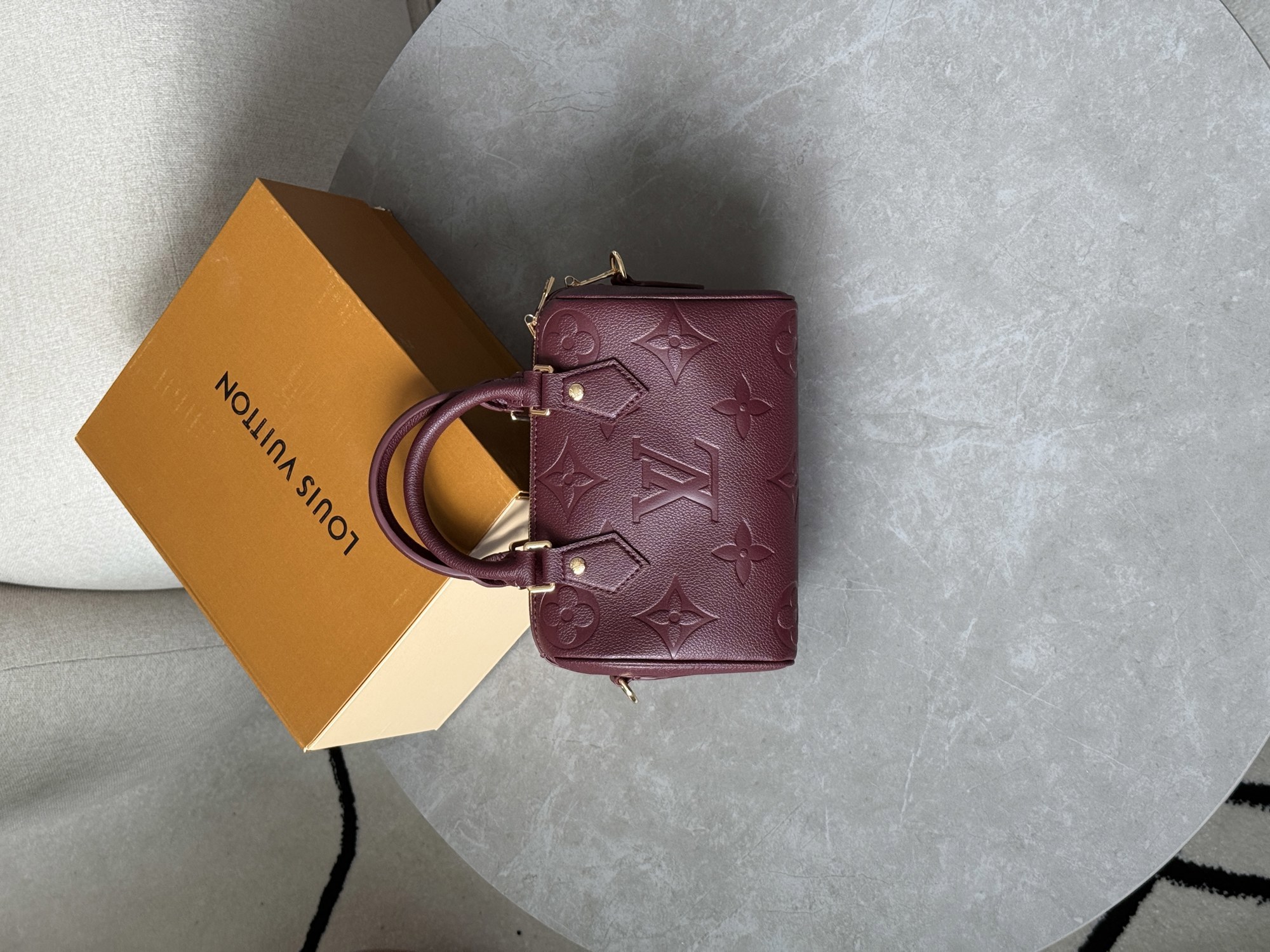 Louis Vuitton Speedy Bandoulière 20 Grenat - 11