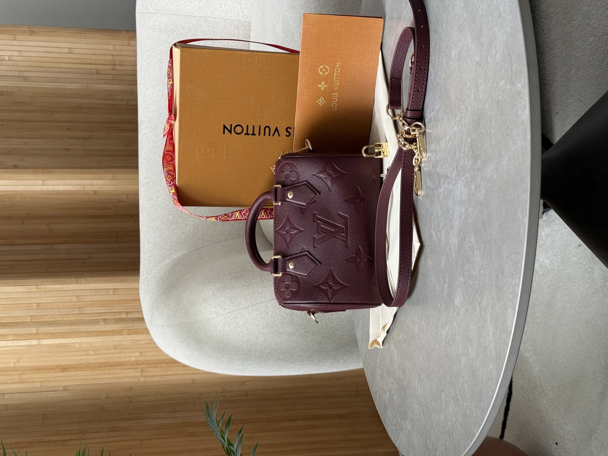Louis Vuitton Speedy Bandoulière 20 Grenat - 9
