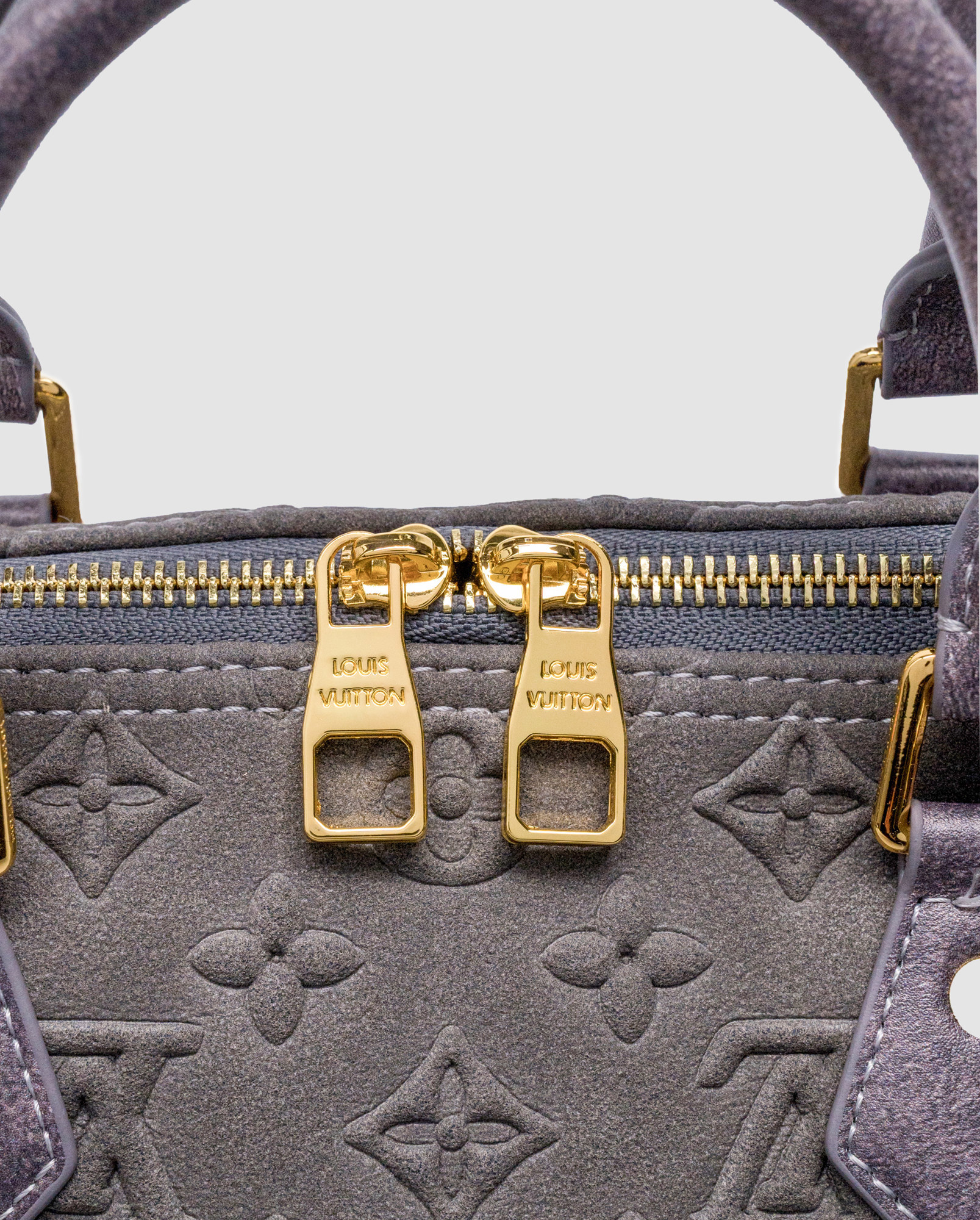 Louis Vuitton Speedy Bandoulière 30 Grey Suede - 6