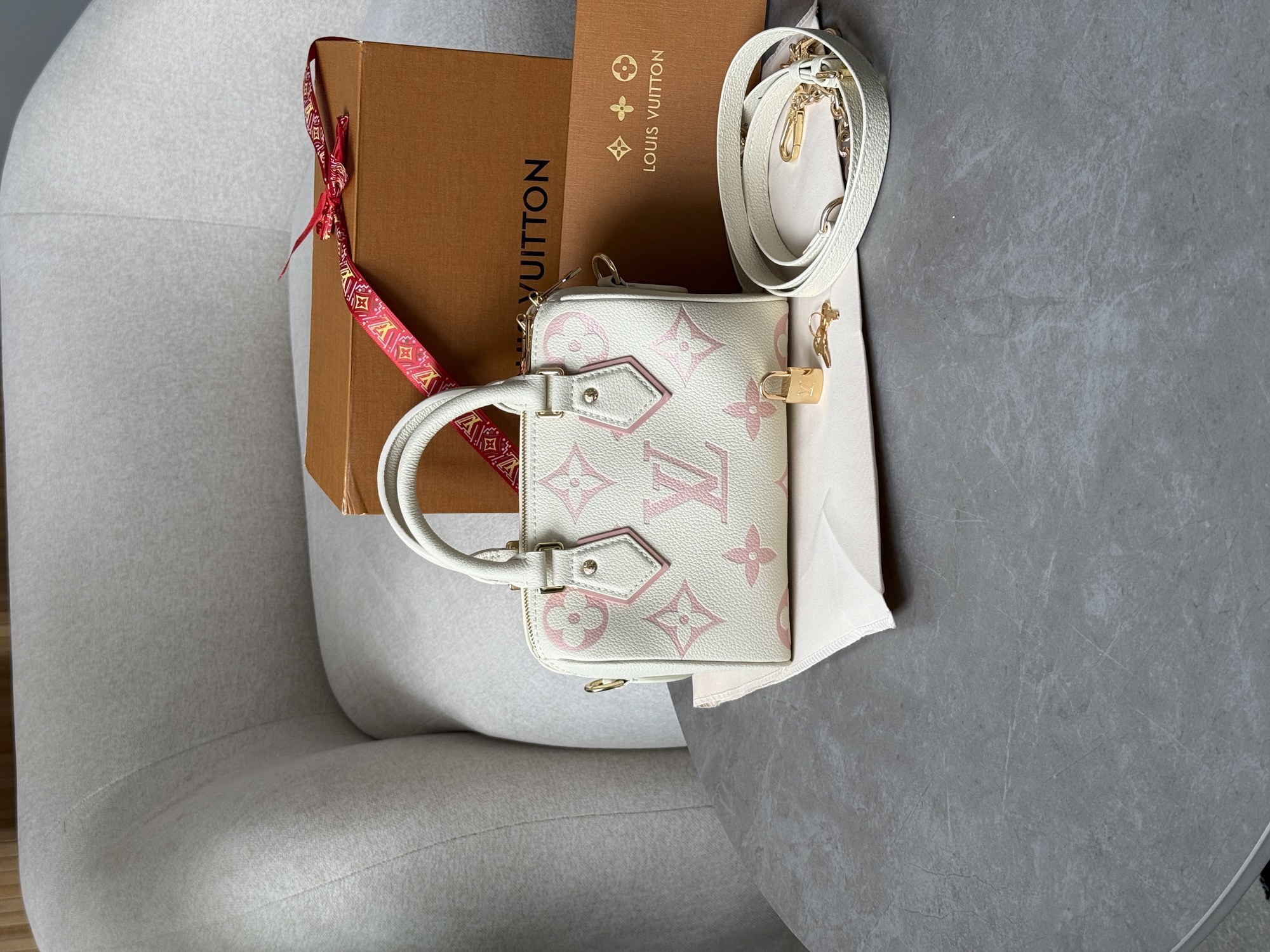 Louis Vuitton Speedy Nano Beige/Pink - 10