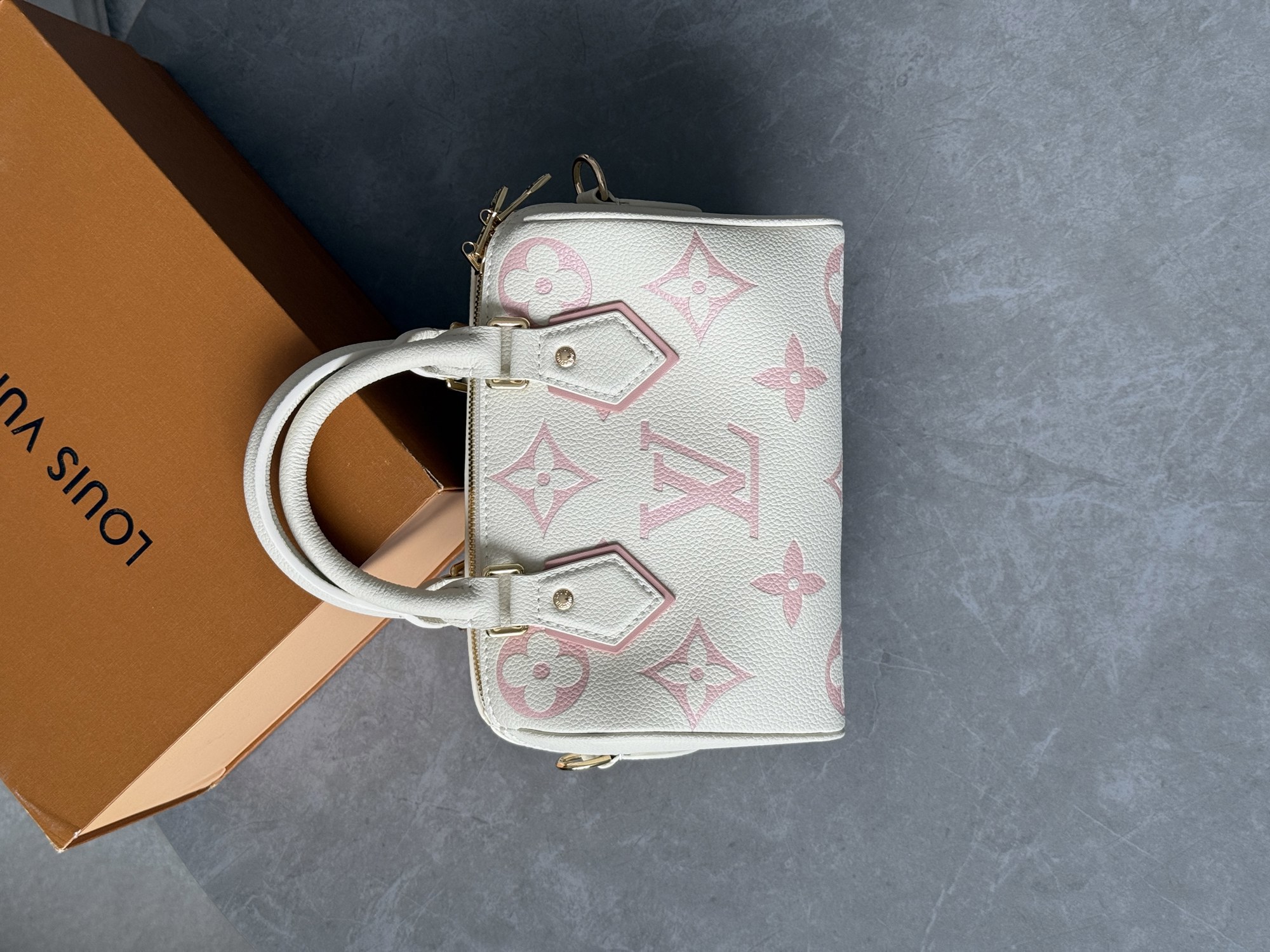 Louis Vuitton Speedy Nano Beige/Pink - 15
