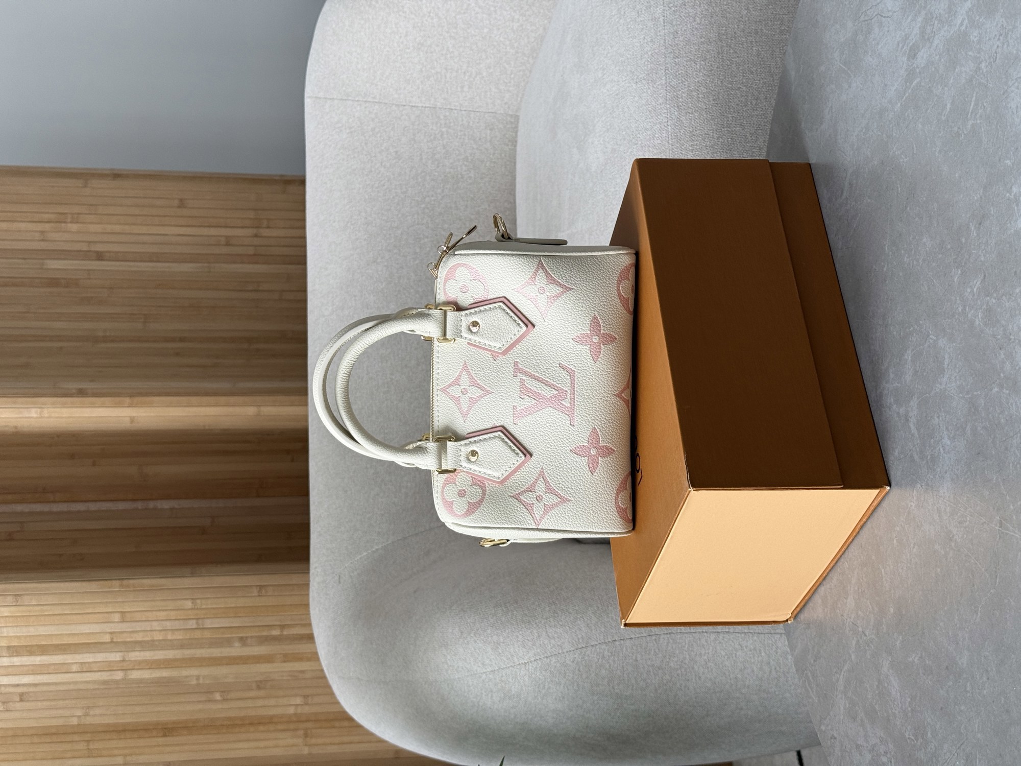Louis Vuitton Speedy Nano Beige/Pink - 14