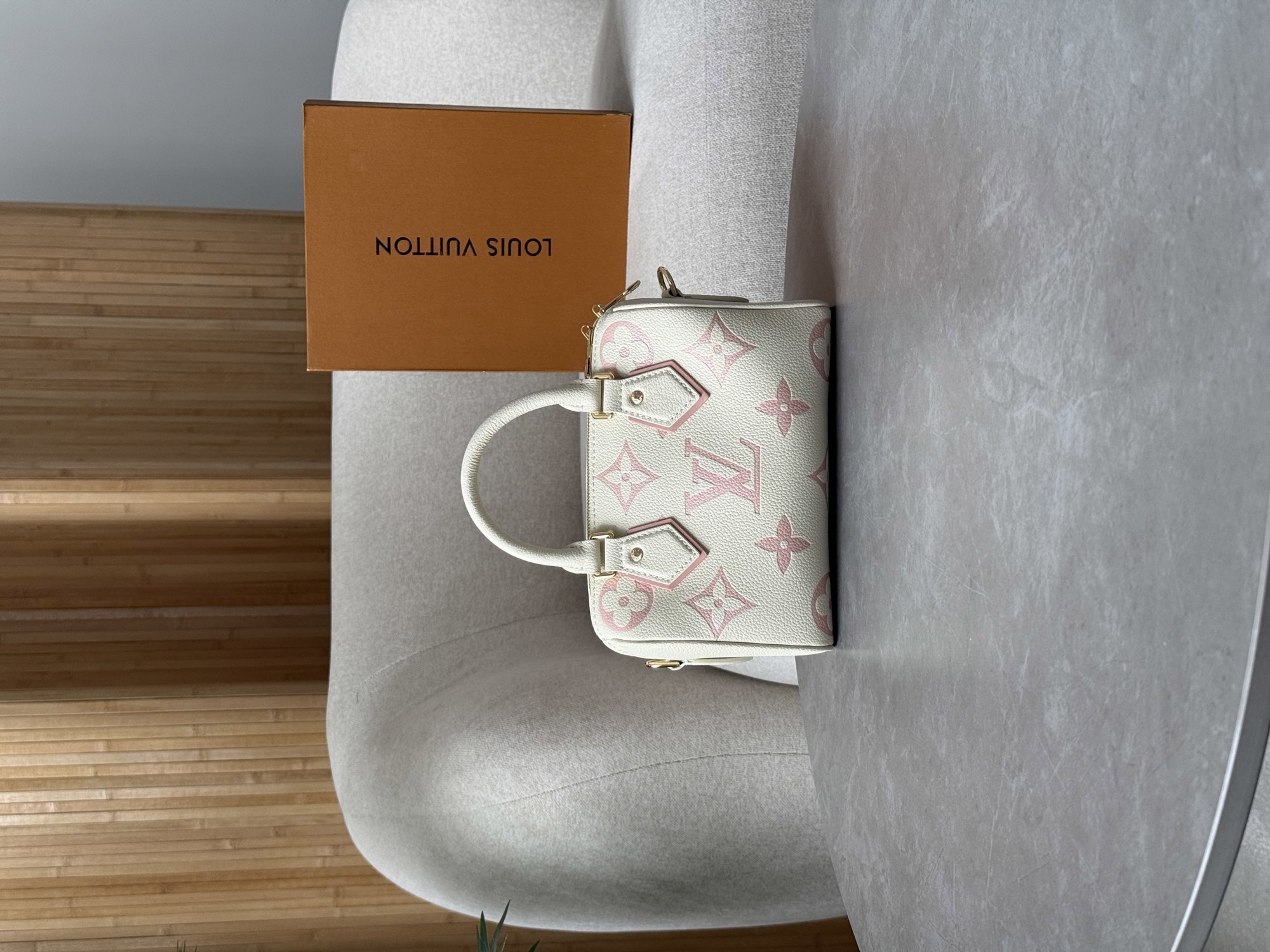 Louis Vuitton Speedy Nano Beige/Pink - 12