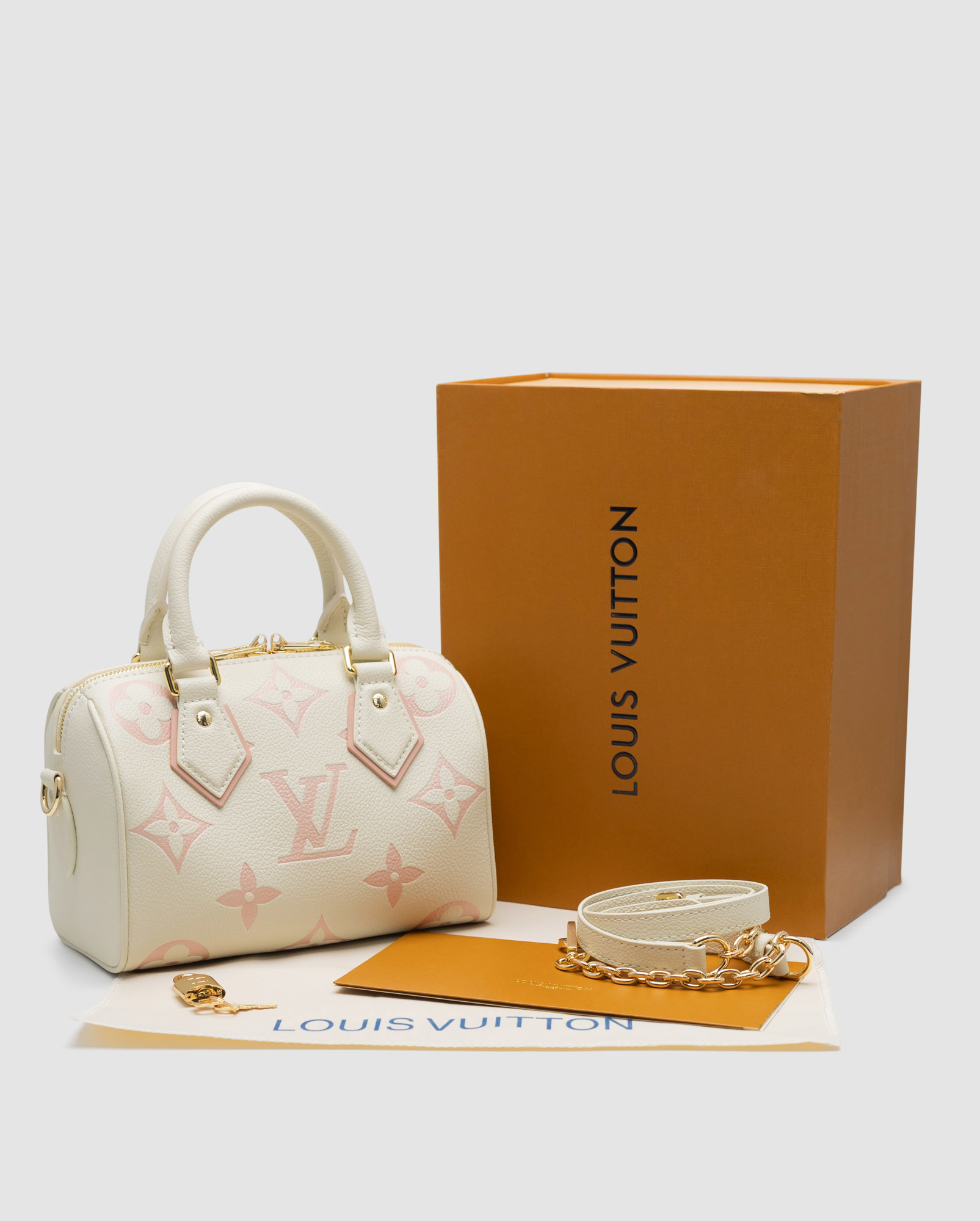 Louis Vuitton Speedy Nano Beige/Pink - 8