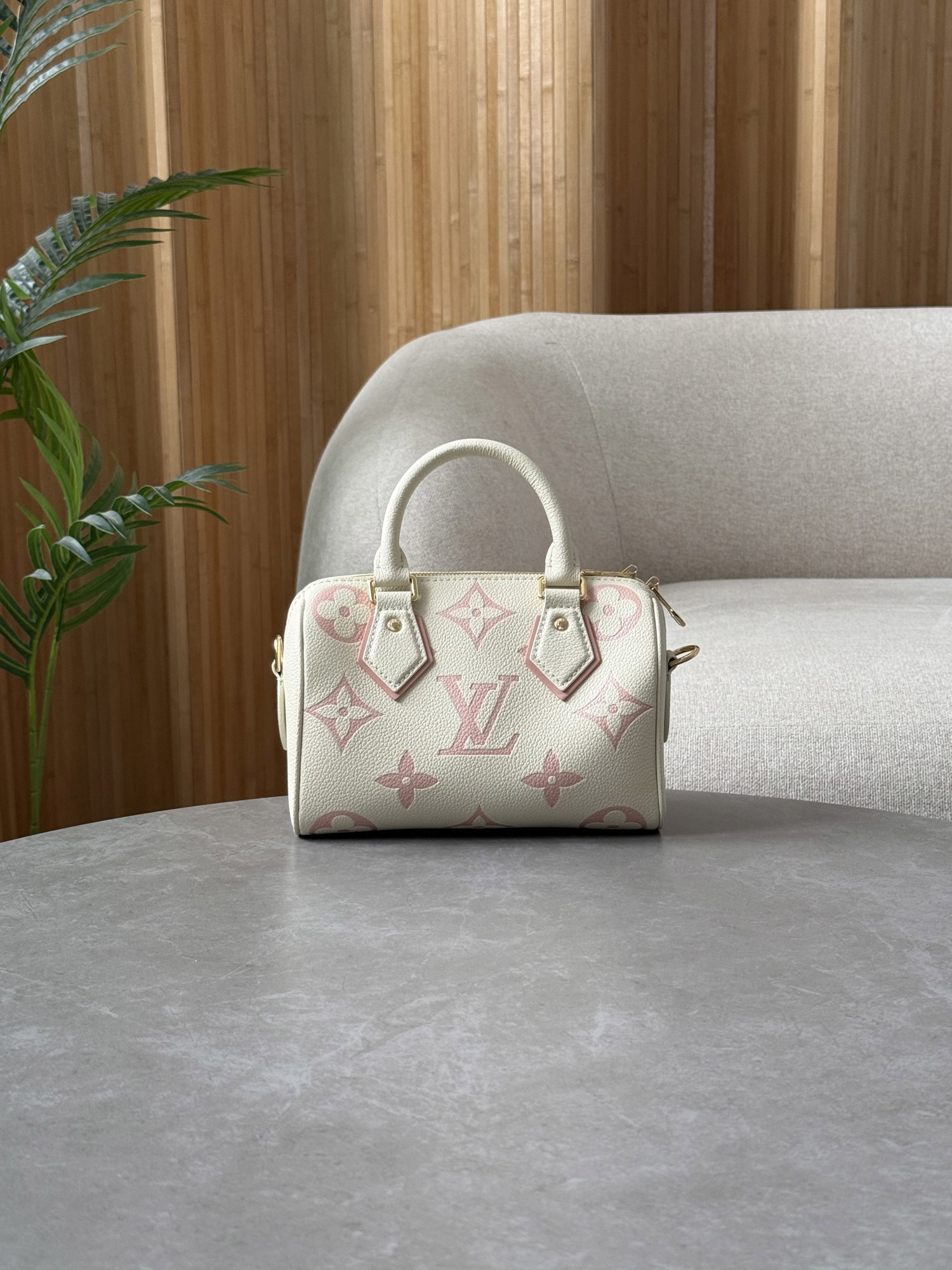 Louis Vuitton Speedy Nano Beige/Pink - 13