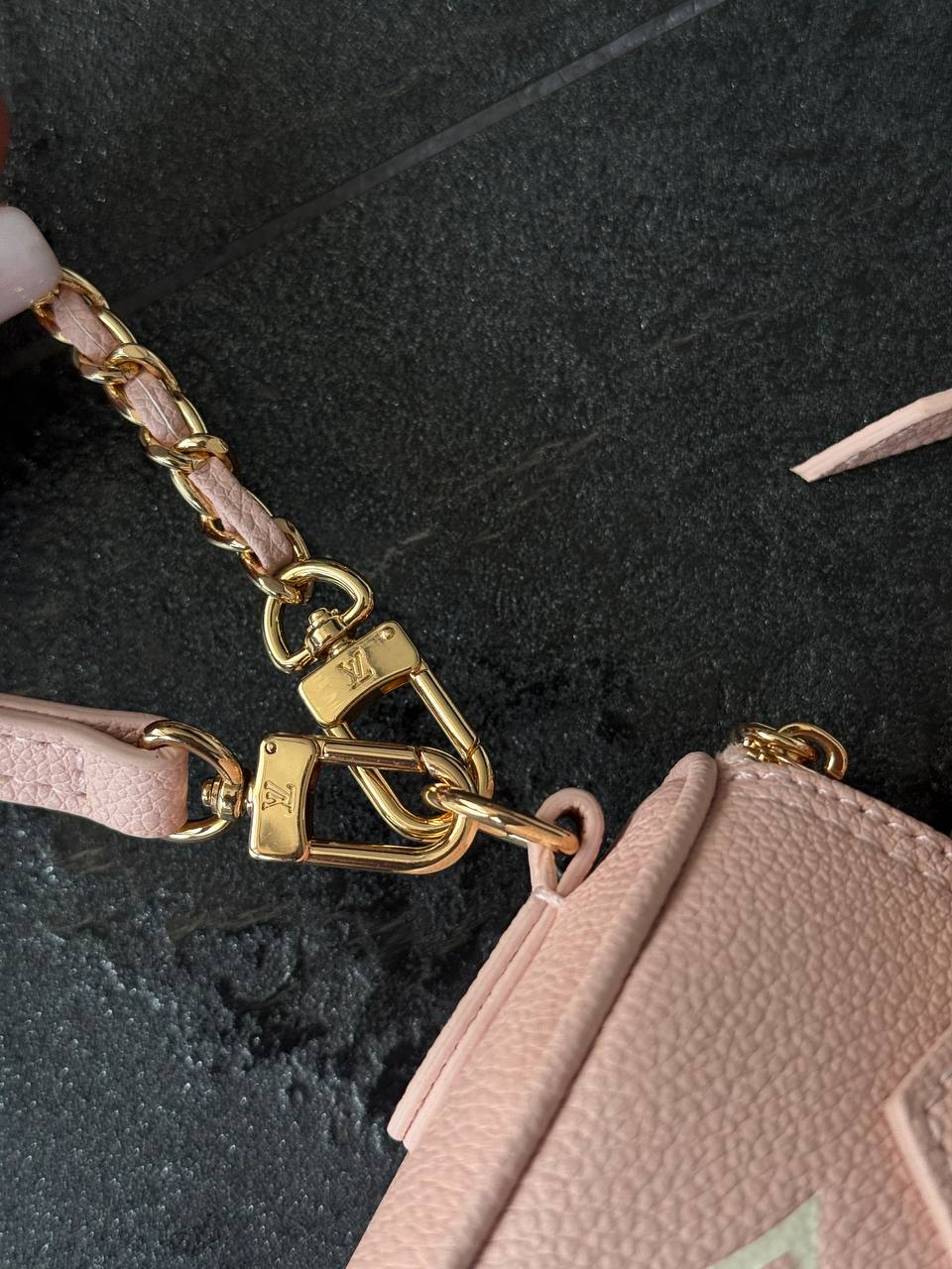 Louis Vuitton Speedy Nano Monogram Empreinte Leather Rose - 11