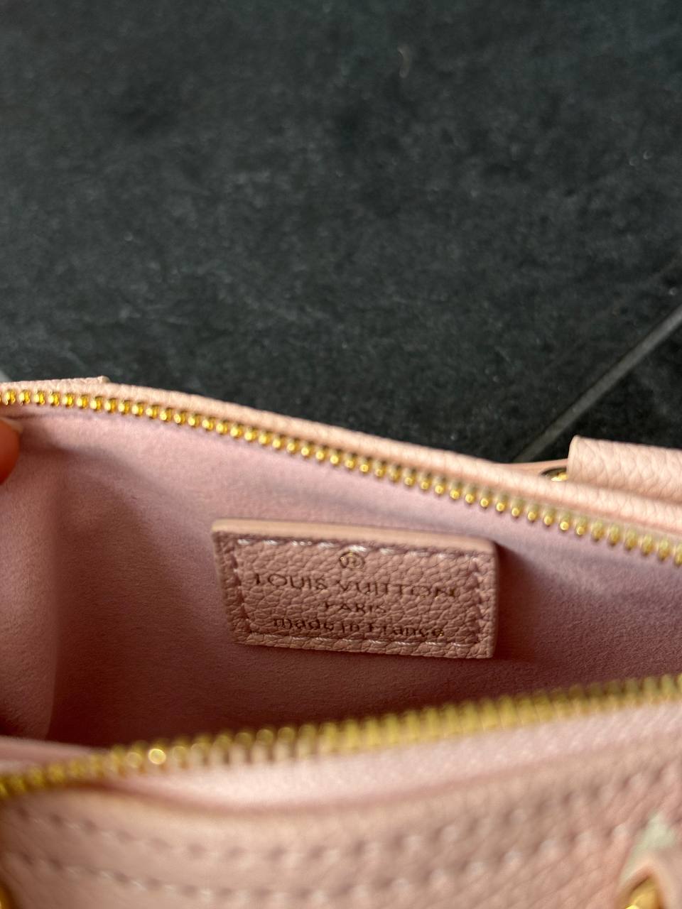 Louis Vuitton Speedy Nano Monogram Empreinte Leather Rose - 13