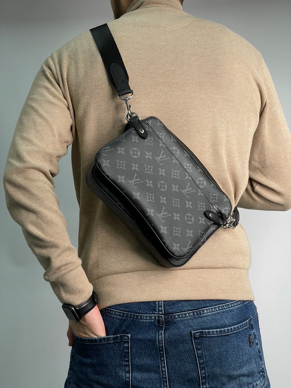 Louis Vuitton Trio Messenger Grey/Blue - 8