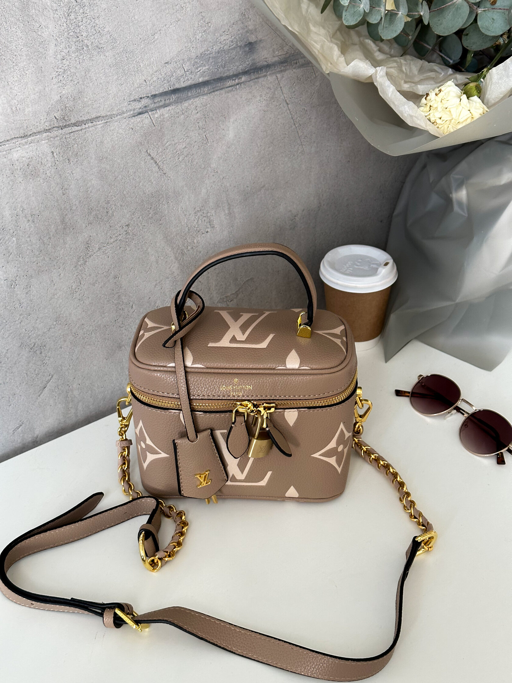 Louis Vuitton Vanity PM Bag Grey/Boise de Rose - 4