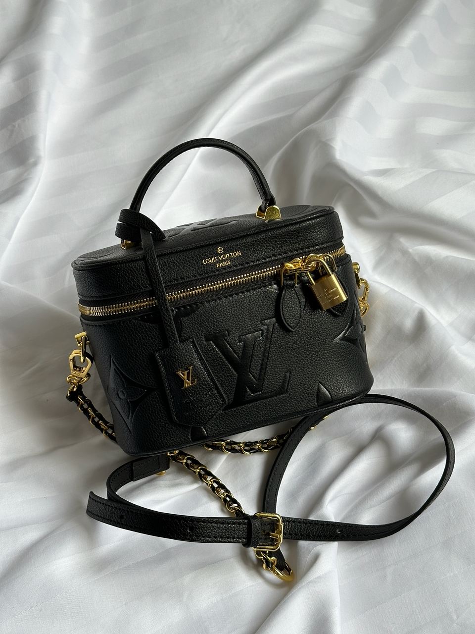 Louis Vuitton Vanity PM Bag Monogram Black/Gold - 3