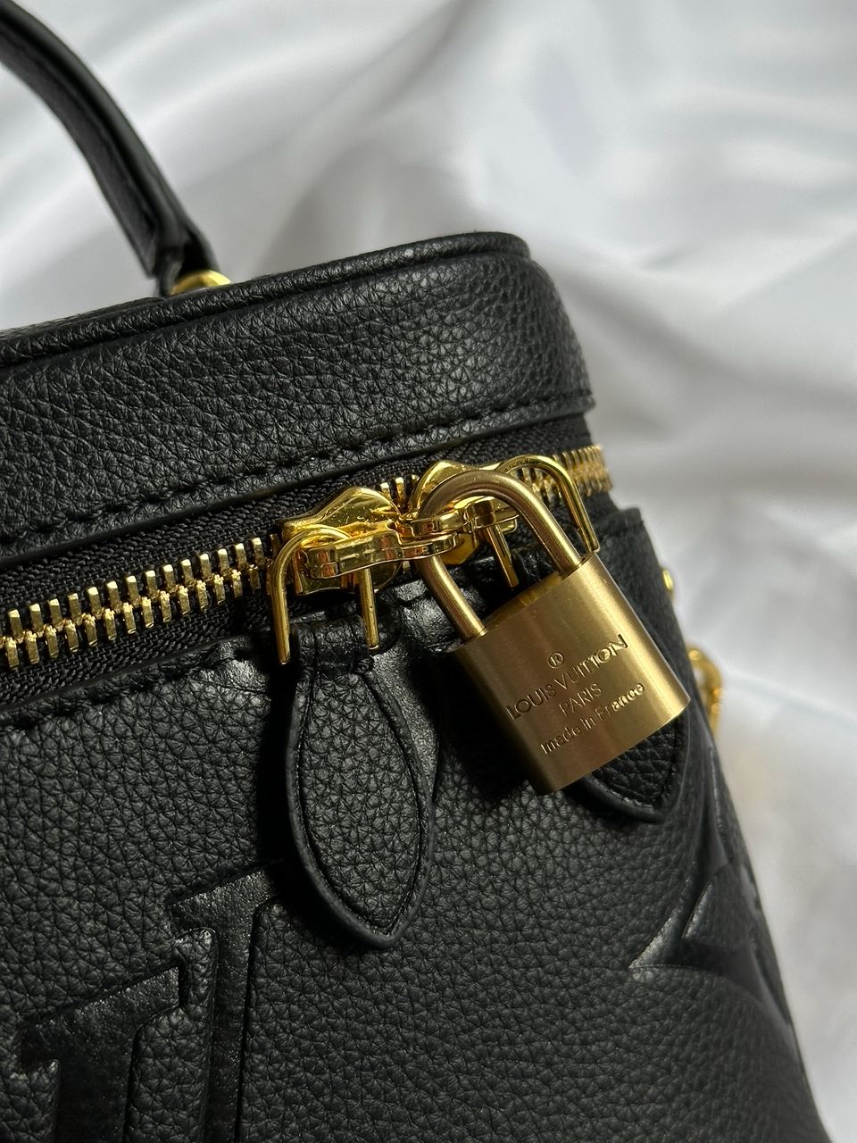 Louis Vuitton Vanity PM Bag Monogram Black/Gold - 7