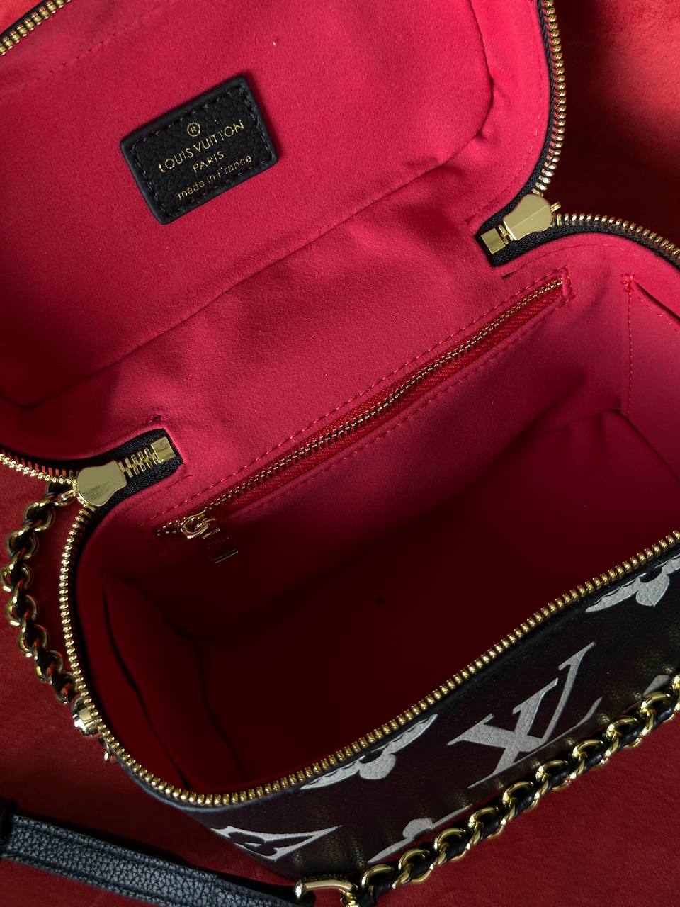 Louis Vuitton Vanity PM Bag Monogram Empreinte Leather Noir - 7