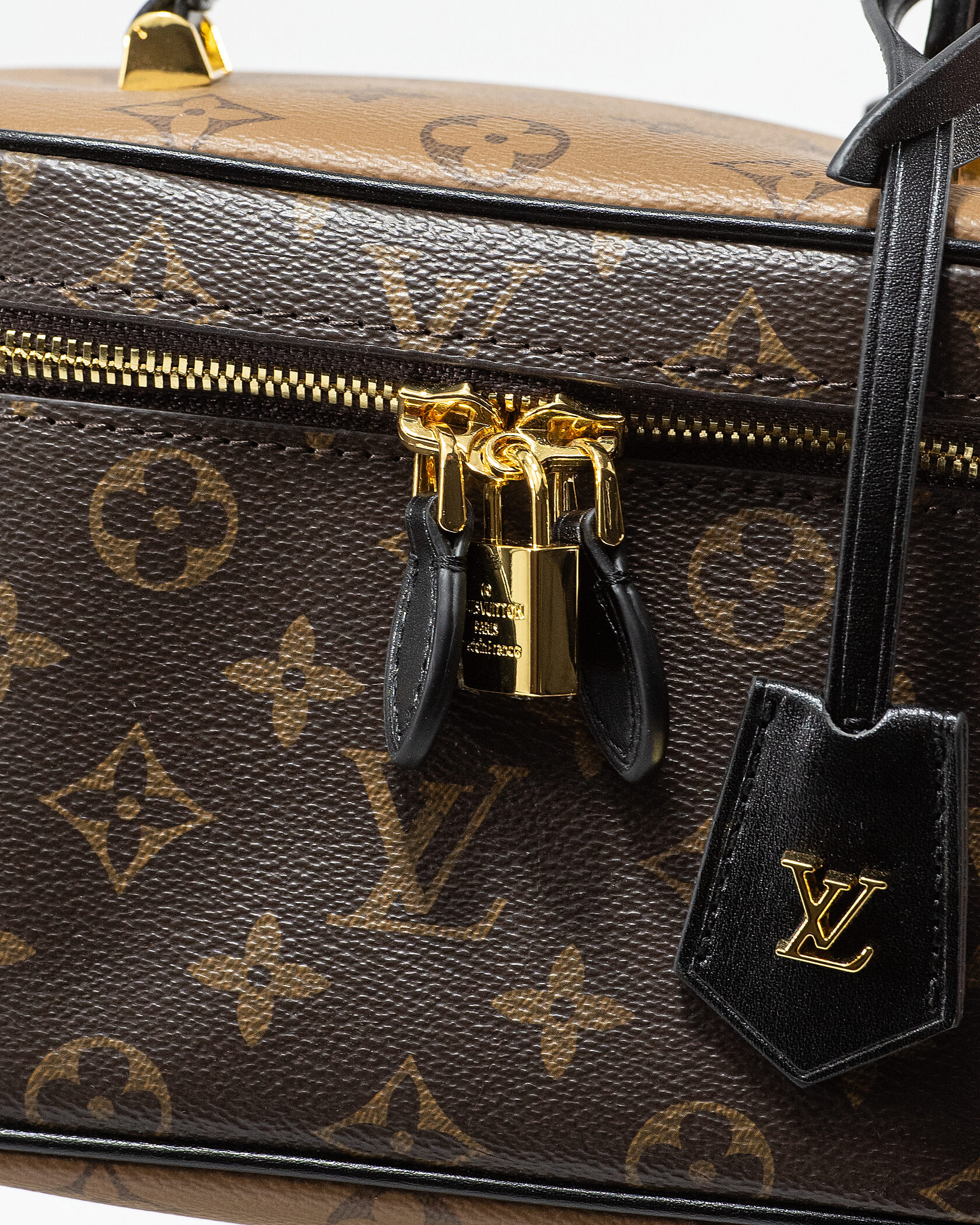 Louis Vuitton Vanity PM Bag Monogram Reverse Coated Canvas Calf - 6