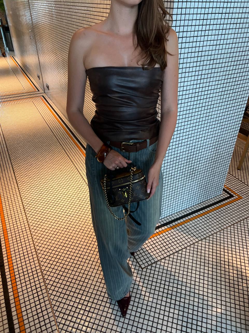 Louis Vuitton Vanity PM Bag Monogram Reverse Coated Canvas Calf - 4