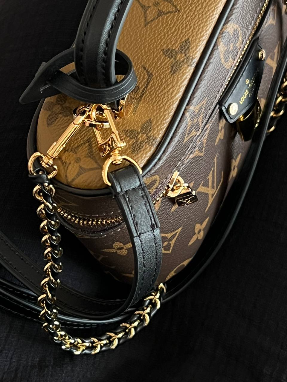 Louis Vuitton Vanity PM Bag Monogram Reverse Coated Canvas Calf - 6