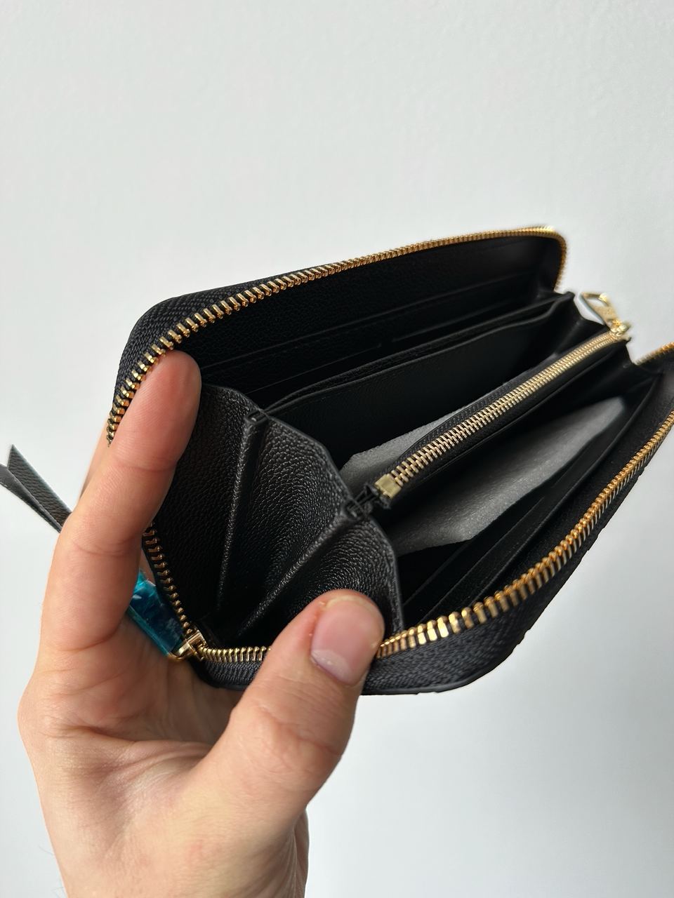 Louis Vuitton Zippy Vertical Wallet Black Canvas - 11