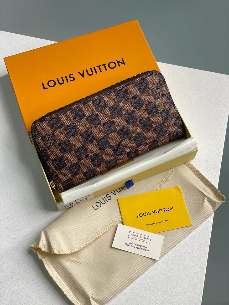 Louis Vuitton Zippy Wallet Damier Brown - 2