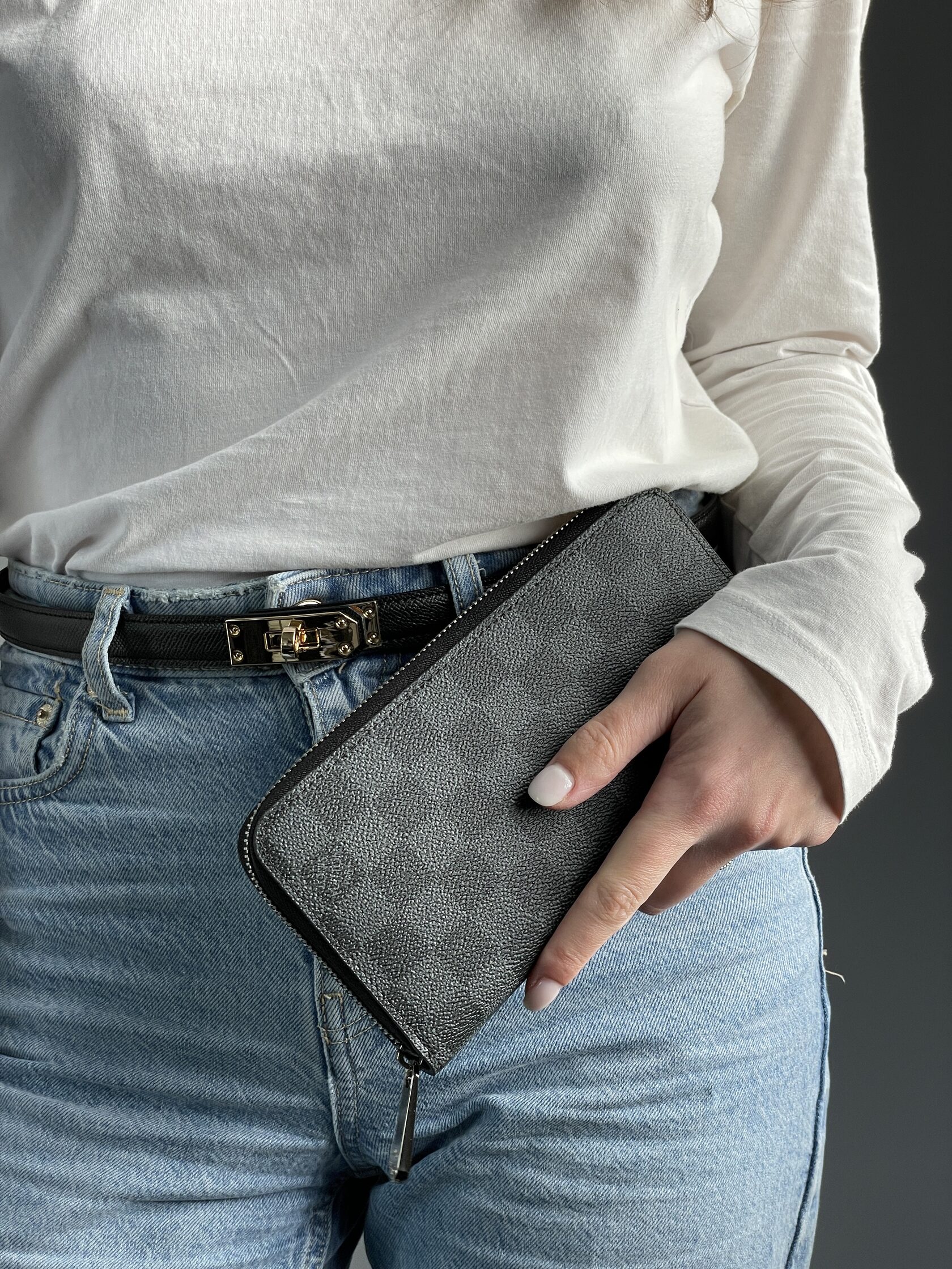 Louis Vuitton Zippy Wallet Damier Grey - 4