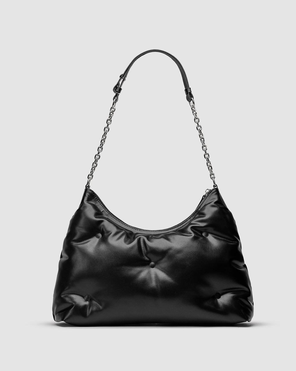 Maison Margiela Black Glam Slam Large Shoulder Bag - 12