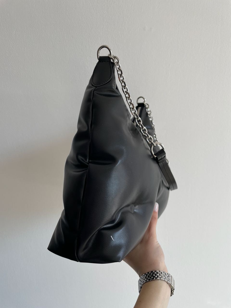 Maison Margiela Black Glam Slam Large Shoulder Bag - 17