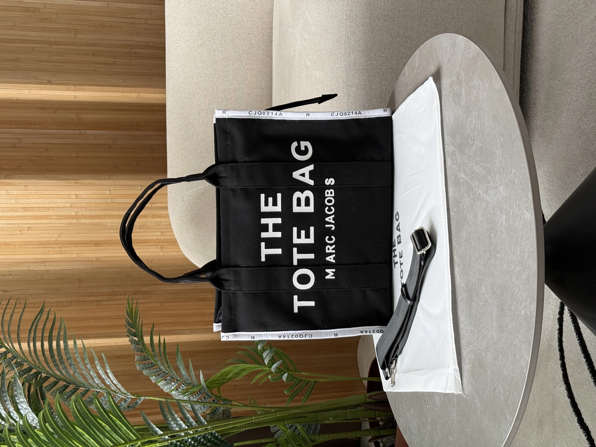 Marc Jacobs The Jacquard Large Tote Bag Black - 9