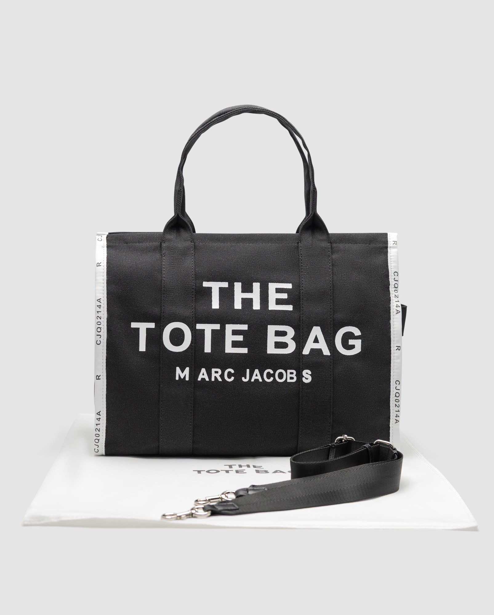 Marc Jacobs The Jacquard Large Tote Bag Black - 8