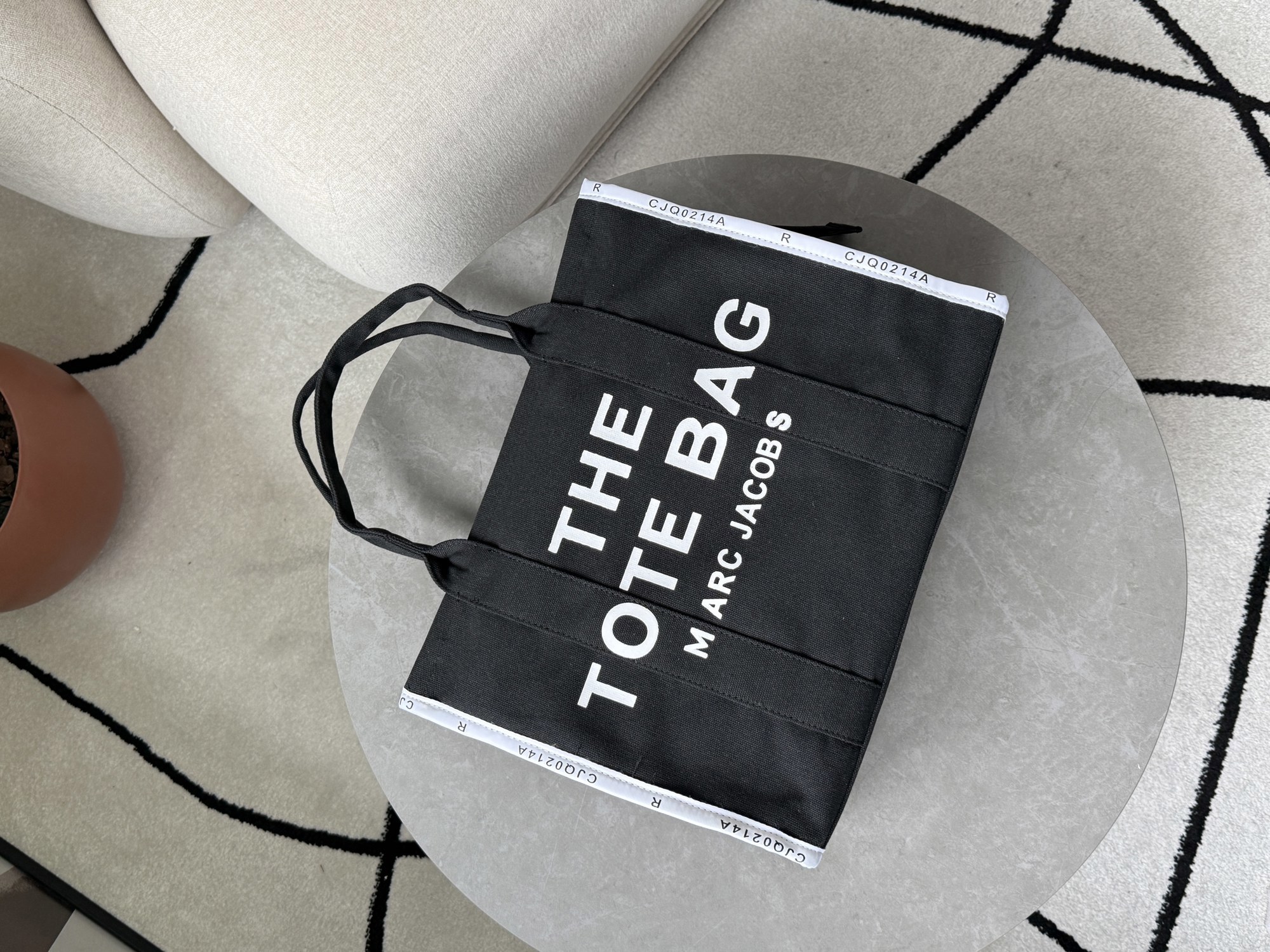 Marc Jacobs The Jacquard Large Tote Bag Black - 10