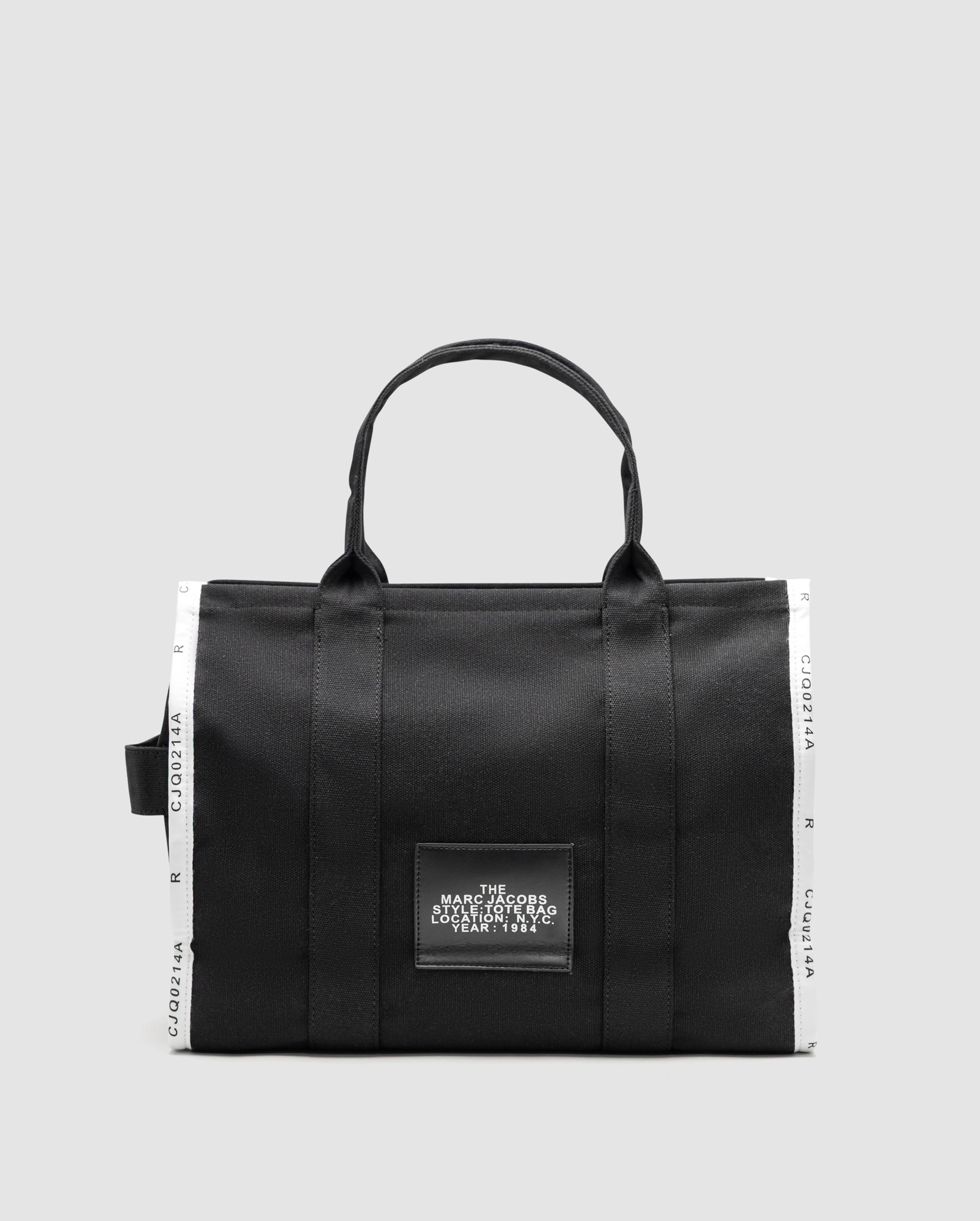 Marc Jacobs The Jacquard Large Tote Bag Black - 3