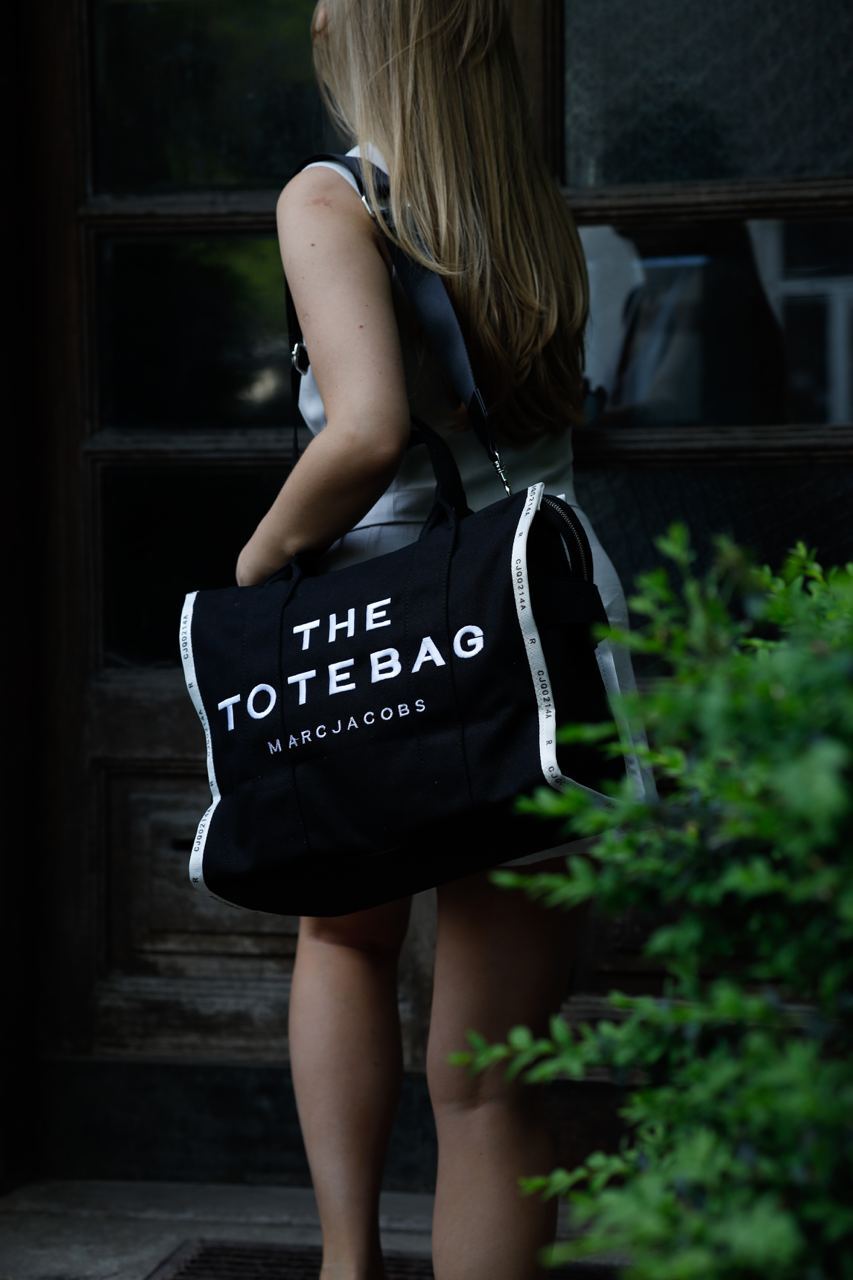 Marc Jacobs The Jacquard Large Tote Bag Black - 7