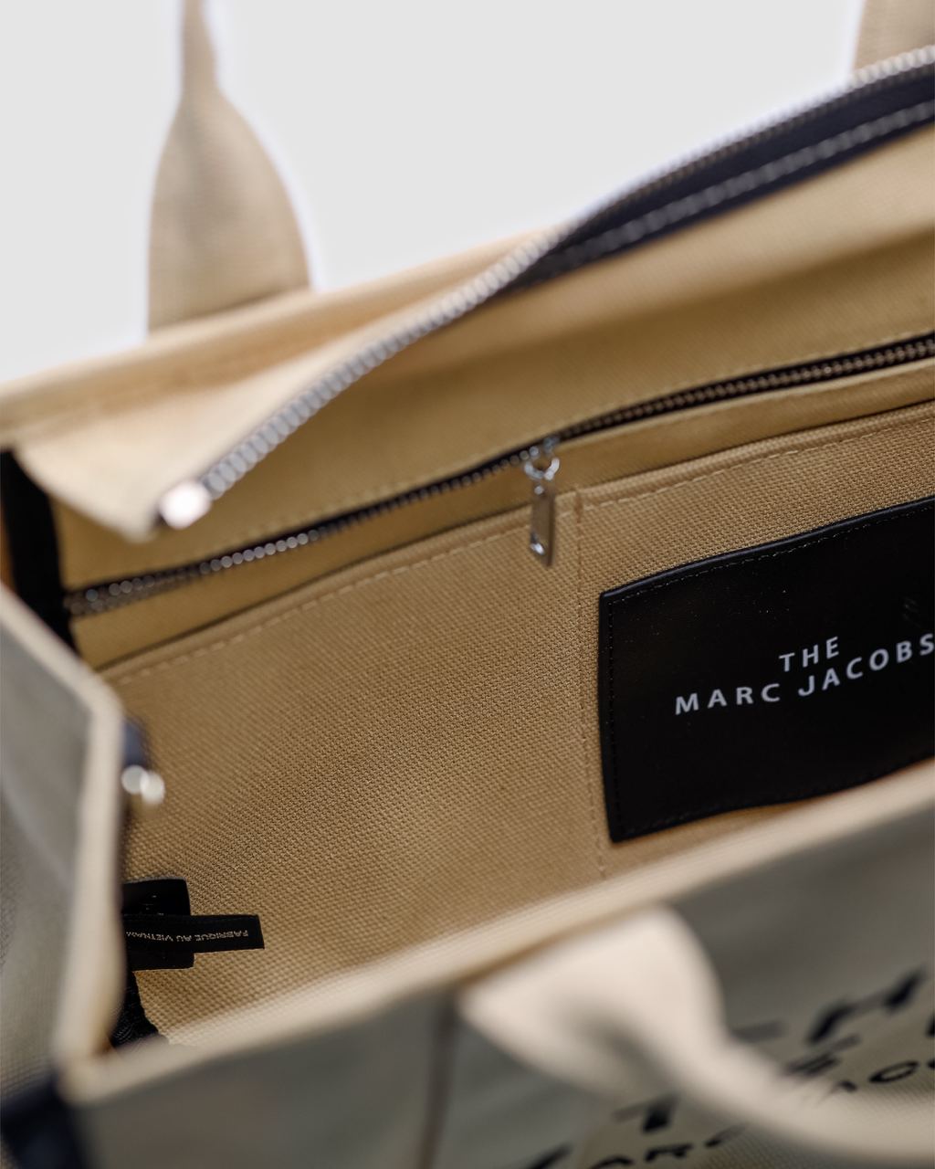 Marc Jacobs The Jacquard Medium Tote Bag Beige - 20