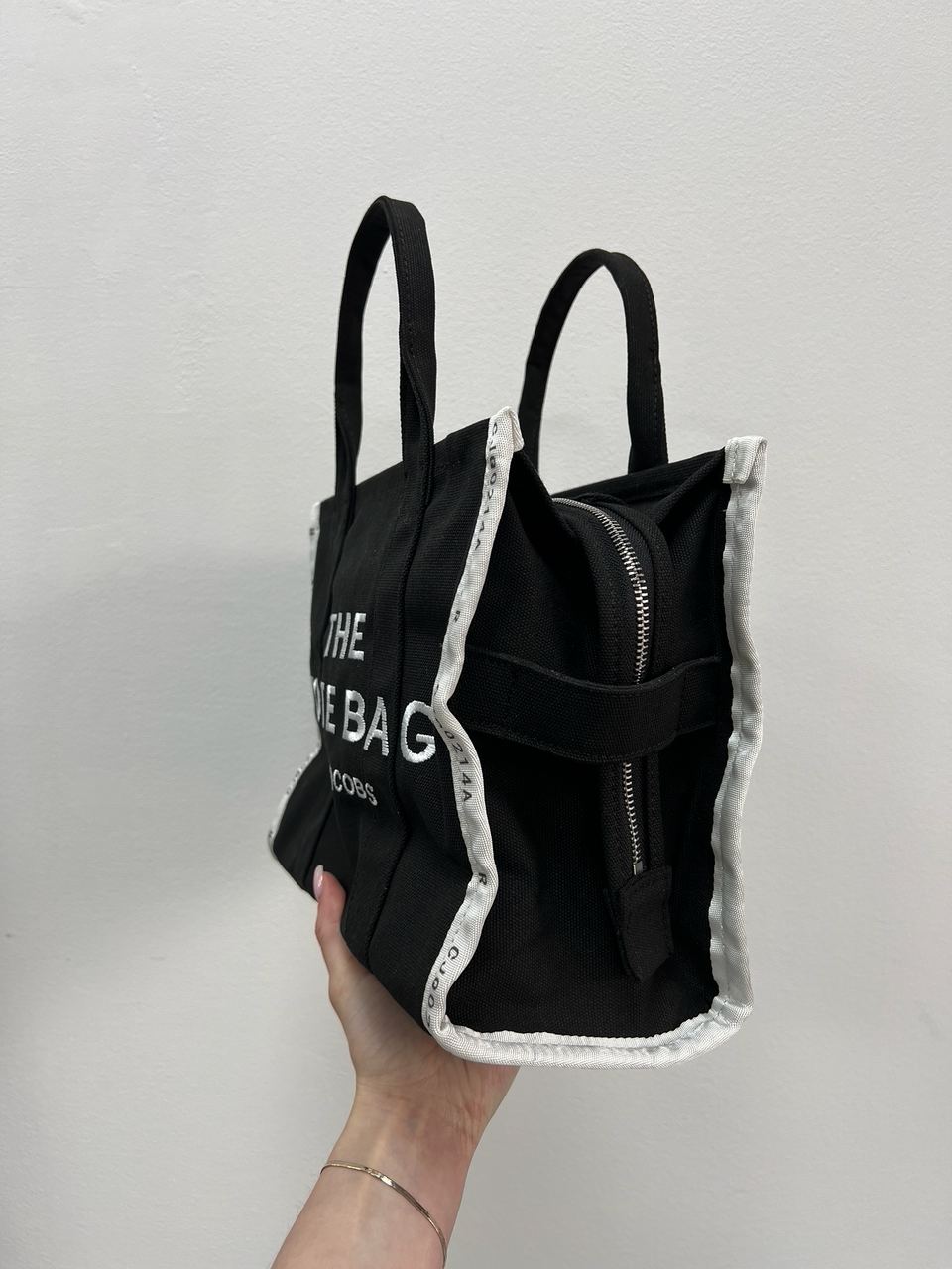 Marc Jacobs The Jacquard Medium Tote Bag Black - 13