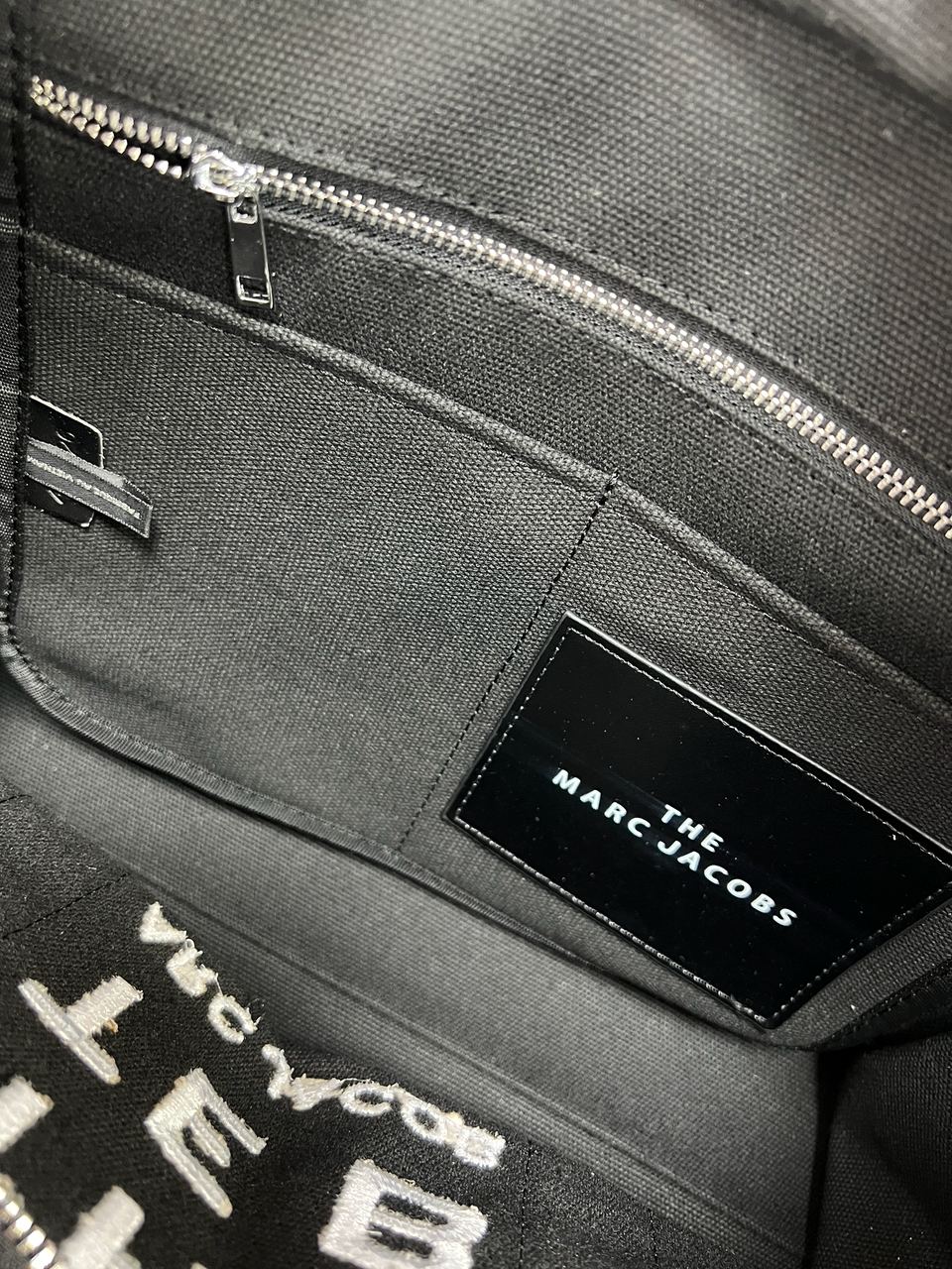 Marc Jacobs The Jacquard Medium Tote Bag Black - 17