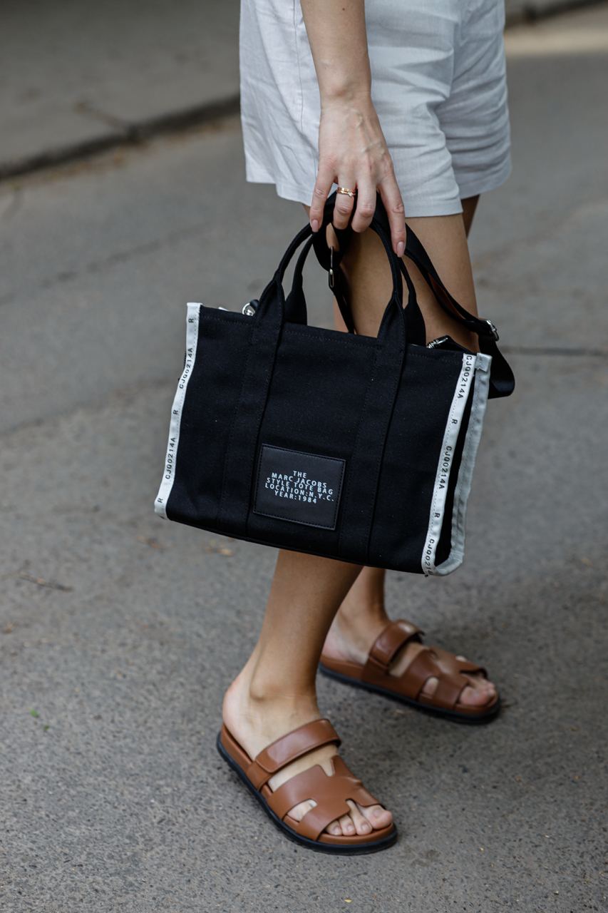 Marc Jacobs The Jacquard Medium Tote Bag Black - 20