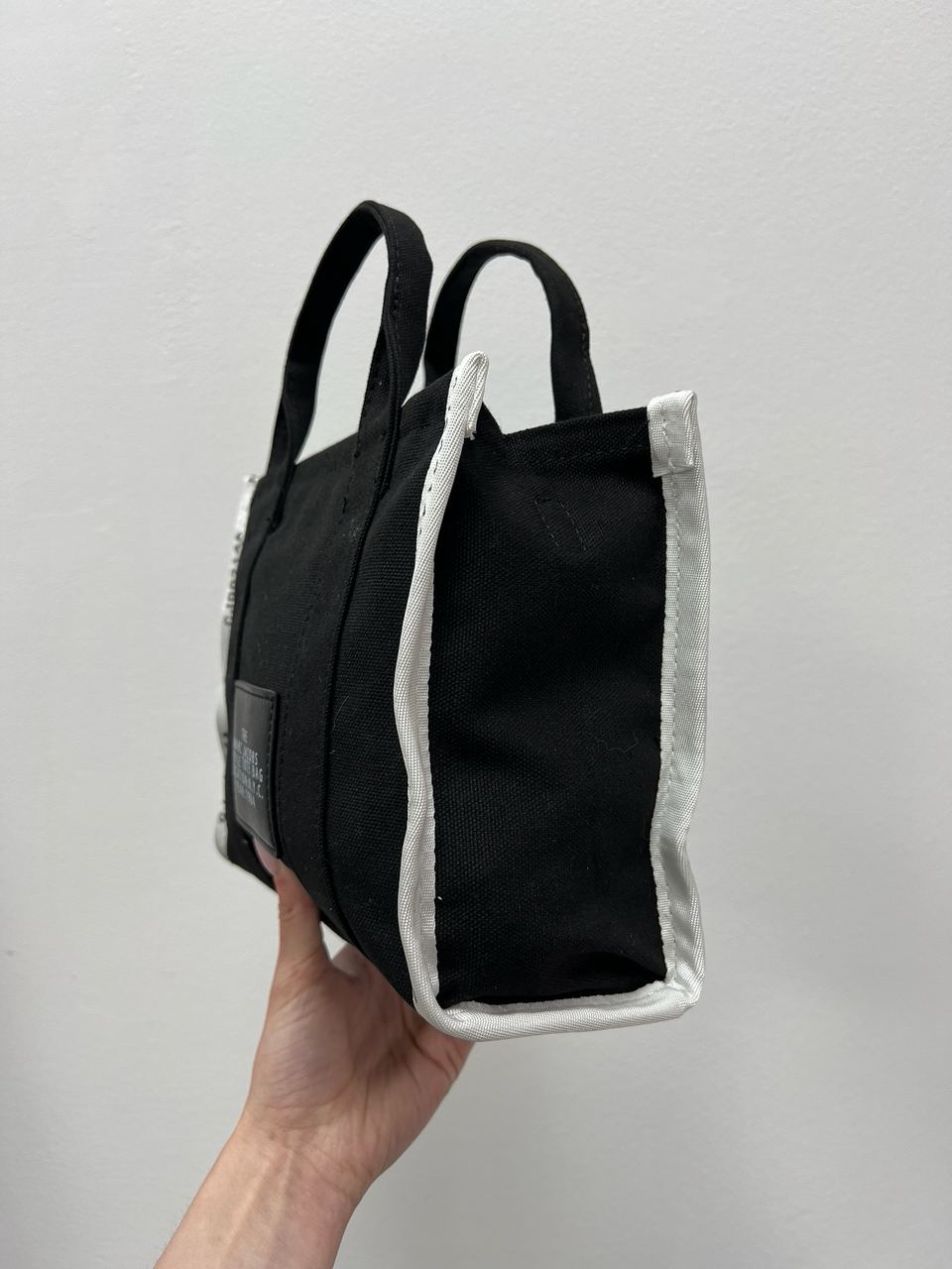 Marc Jacobs The Jacquard Small Tote Bag Black - 12