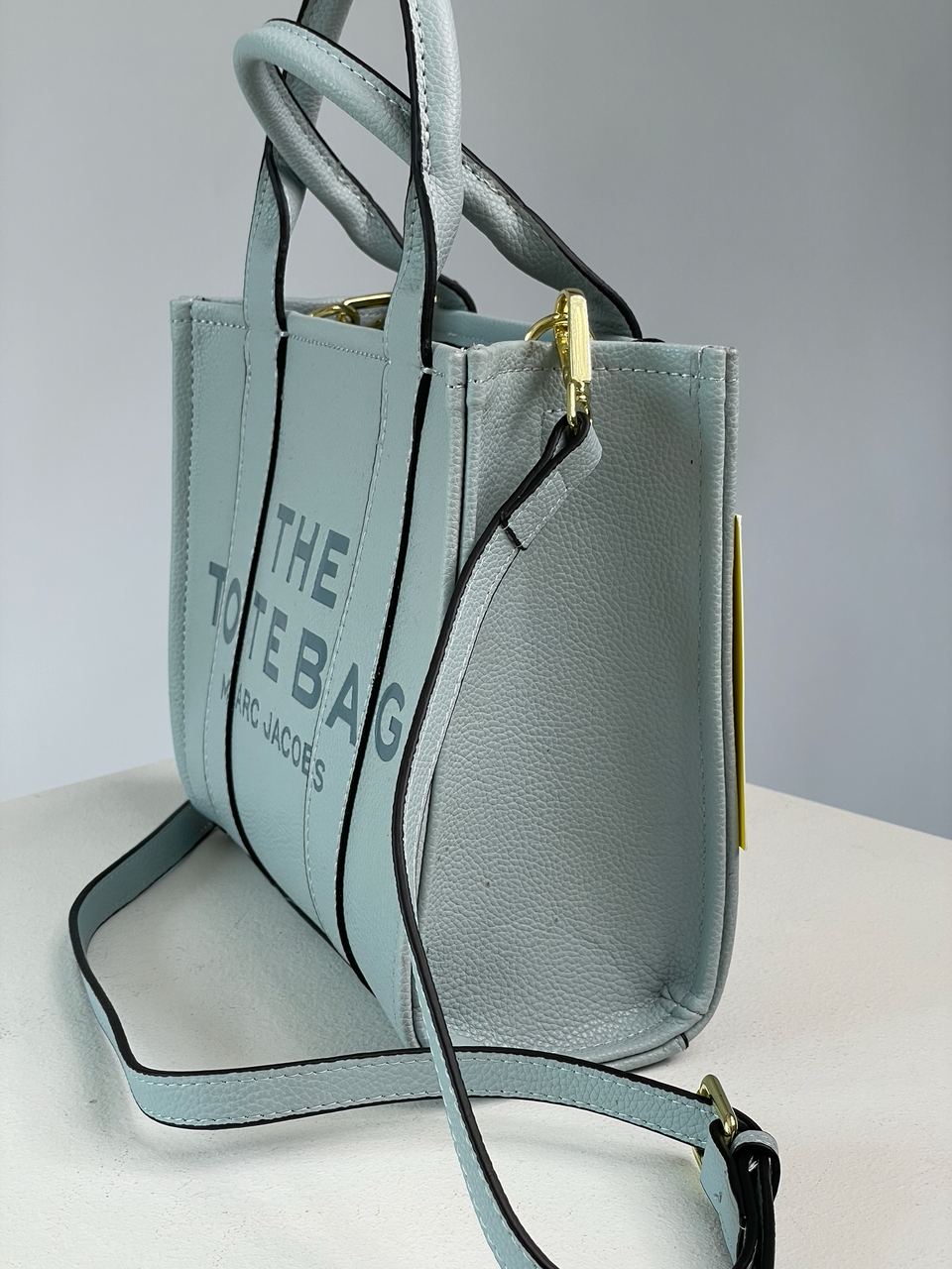 Marc Jacobs The Leather Small Tote Bag Blue - 15