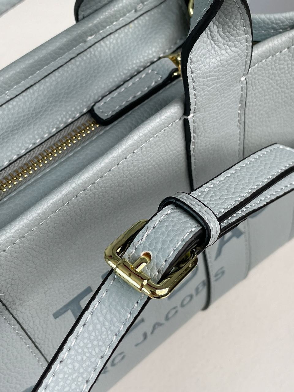 Marc Jacobs The Leather Small Tote Bag Blue - 17