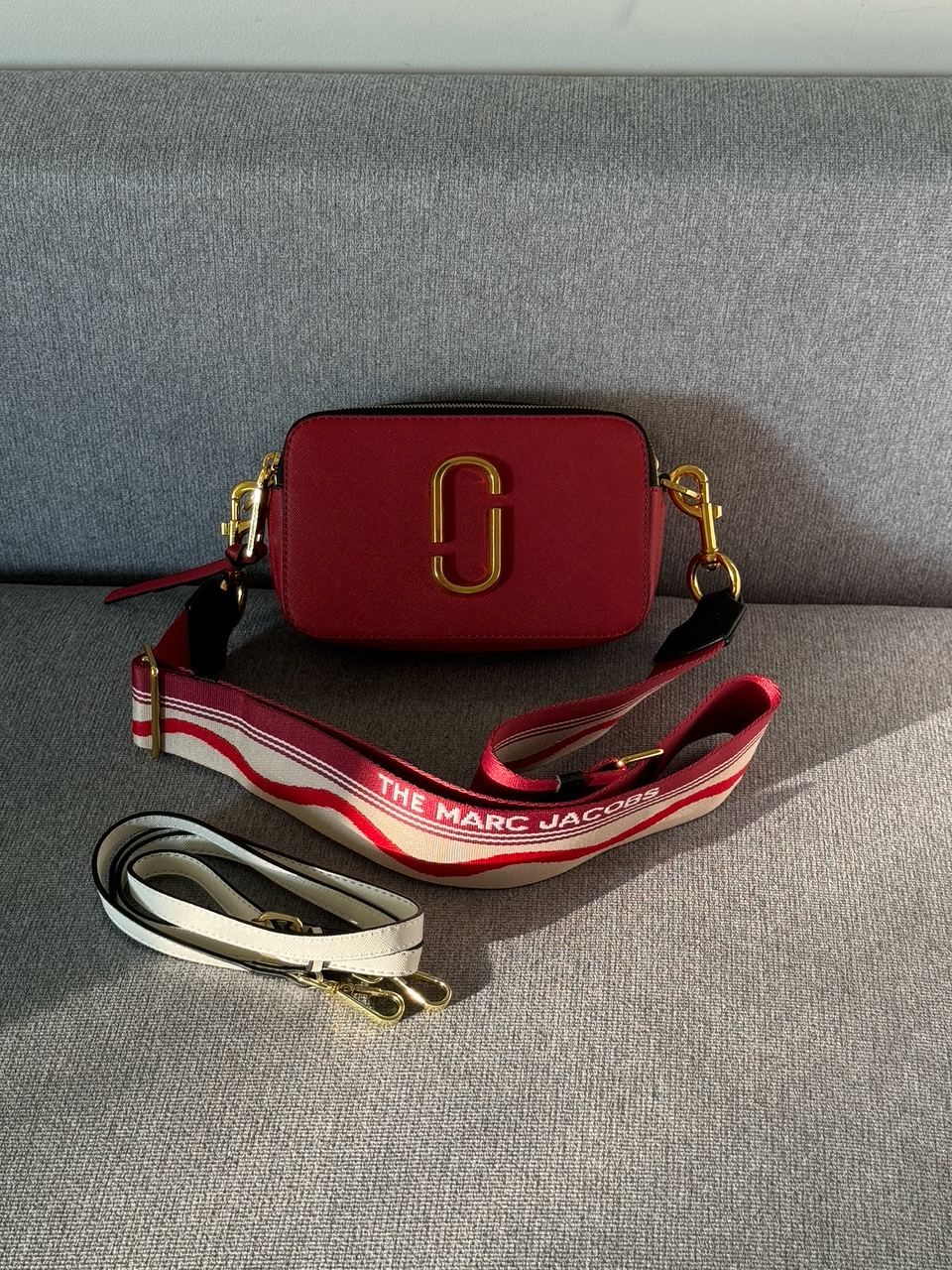 Marc Jacobs The Snapshot Burgundy/Cream - 2