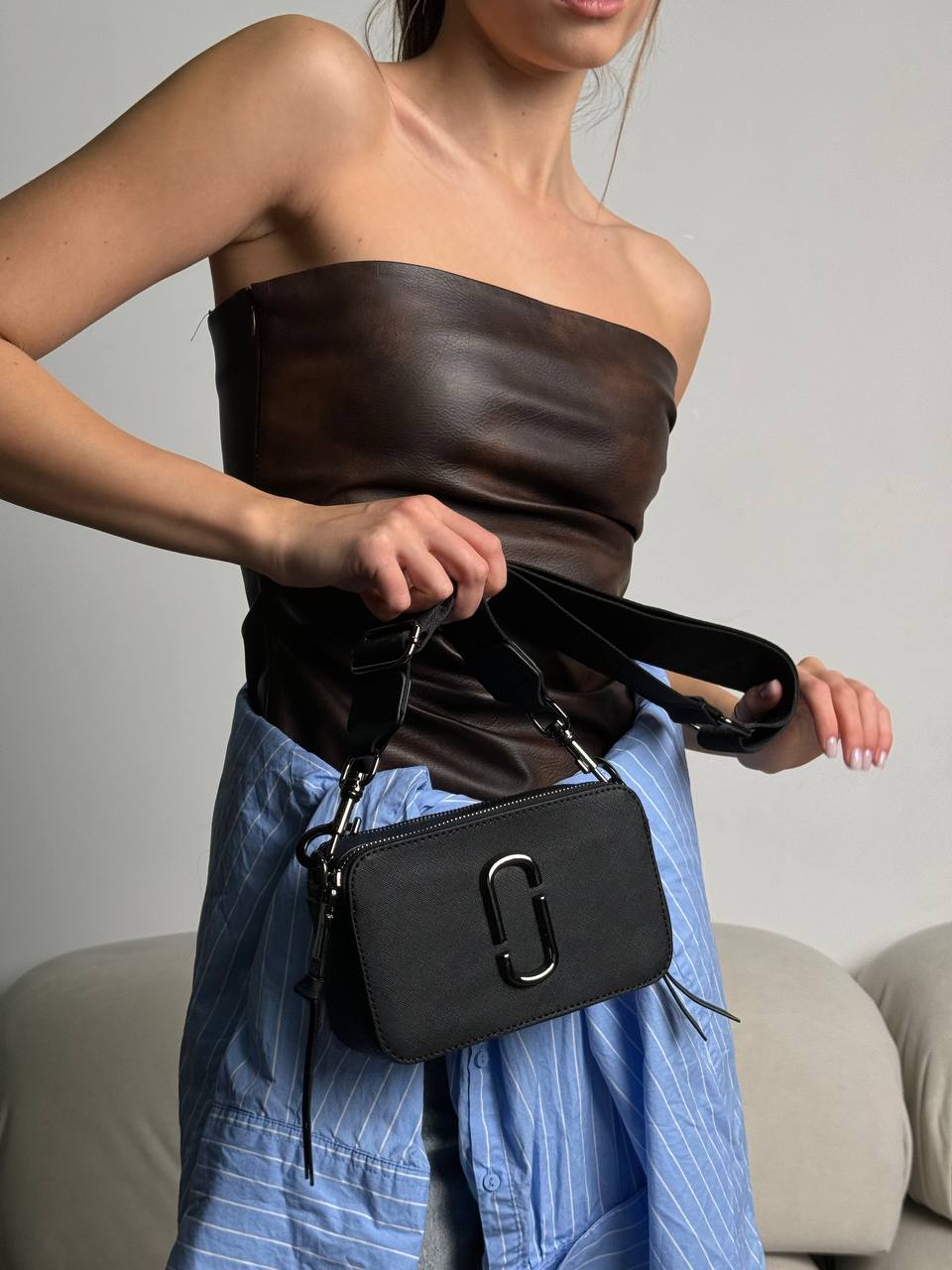 Marc Jacobs The Snapshot Total Black - 5