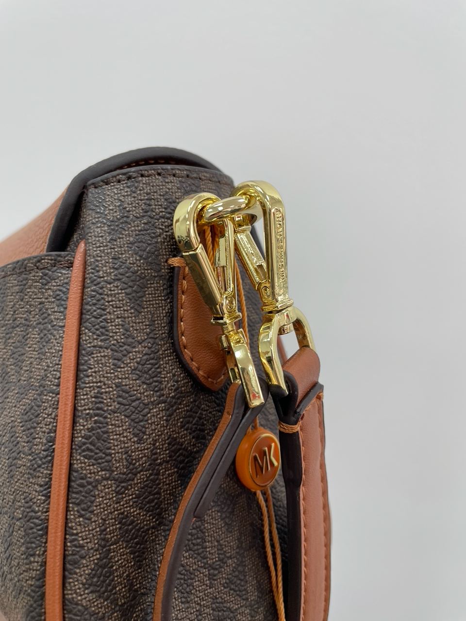 Michael Kors Fleur Small Convertible Crossbody Bag Brown - 12