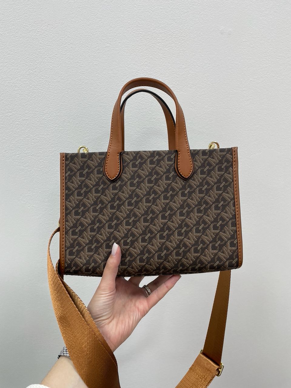 Michael Kors GIGI LG Grab Tote Brown - 20