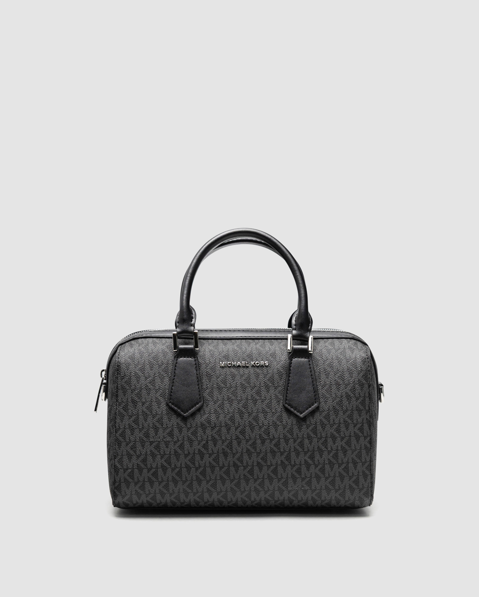 Michael Kors Hayes Duffle Crossbody Bag Grey - 2