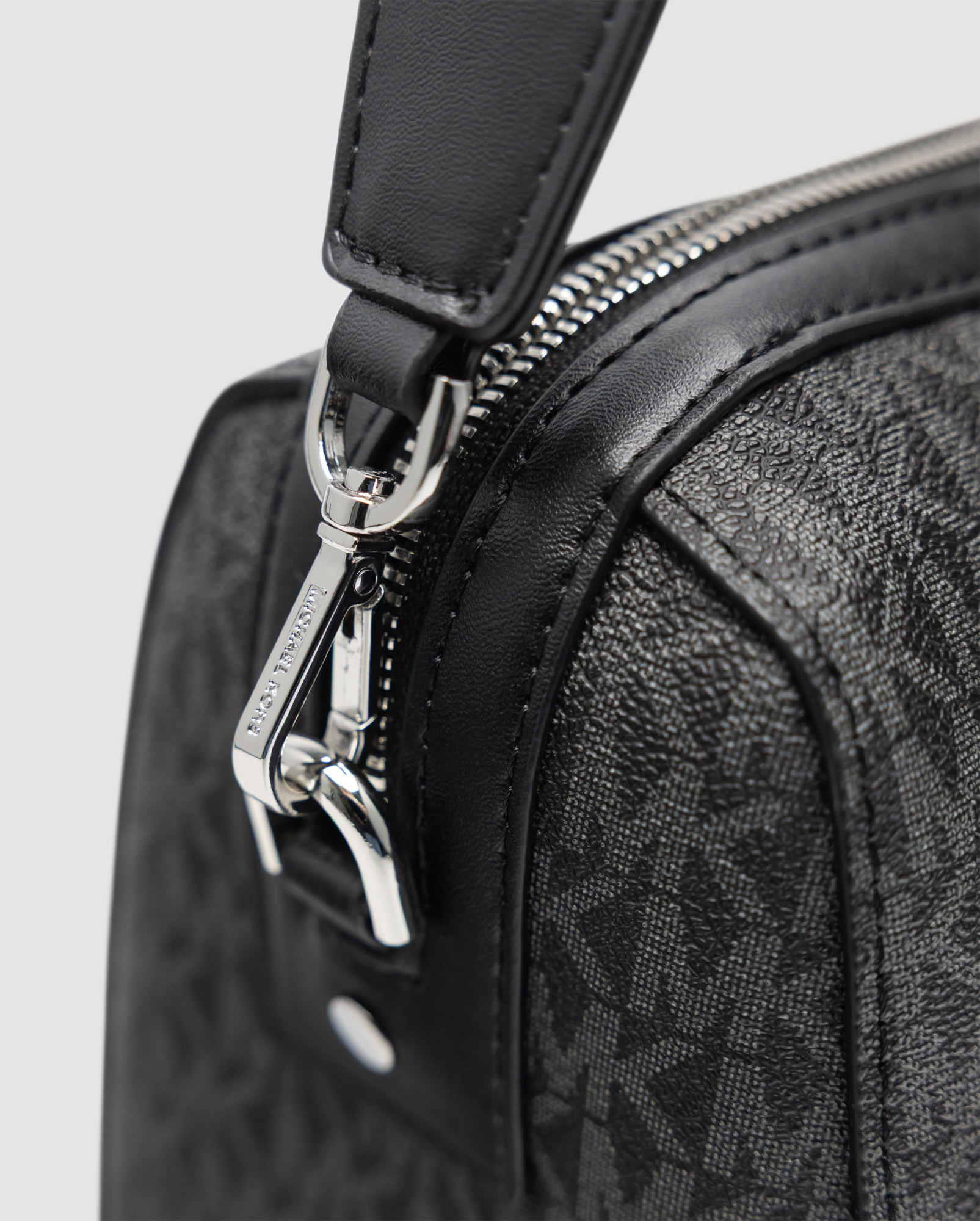 Michael Kors Hayes Duffle Crossbody Bag Grey - 5