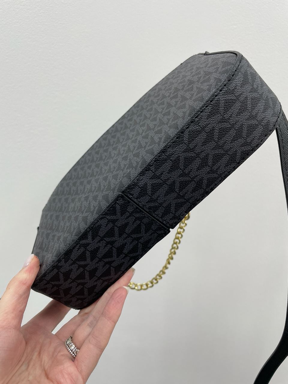 Michael Kors Jet Set Large Logo Crossbody Bag Grey - 10