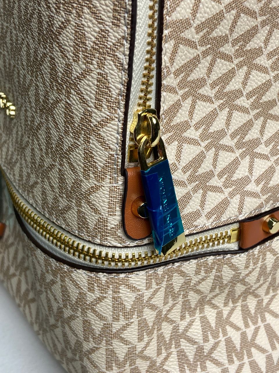 Michael Kors Large Rhea Logo Backpack Ivory - 18