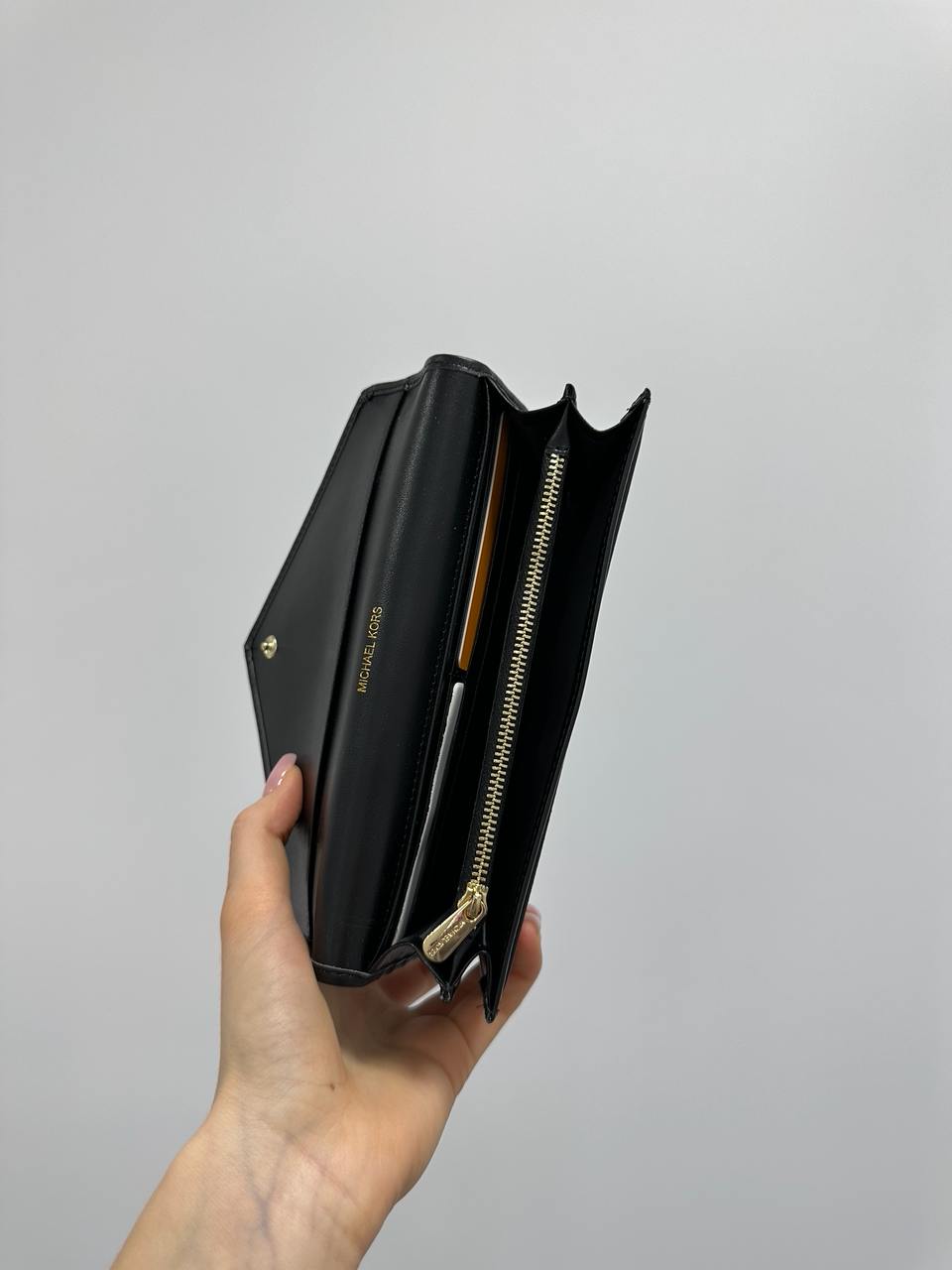 Michael Kors Large Wallet Black Smooth Skin - 12