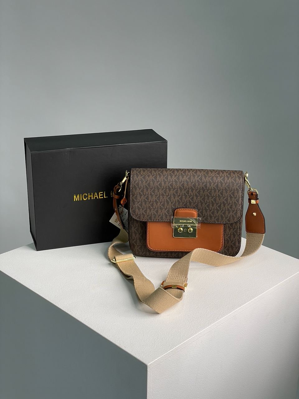 Michael Kors Sloan Editor Medium Bag Brown - 5