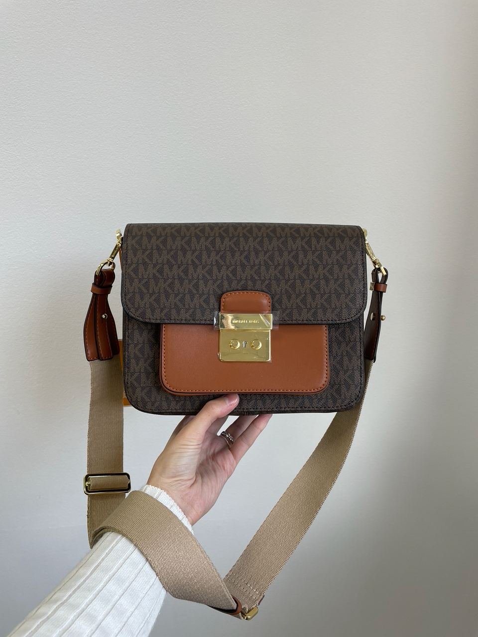 Michael Kors Sloan Editor Medium Bag Brown - 6