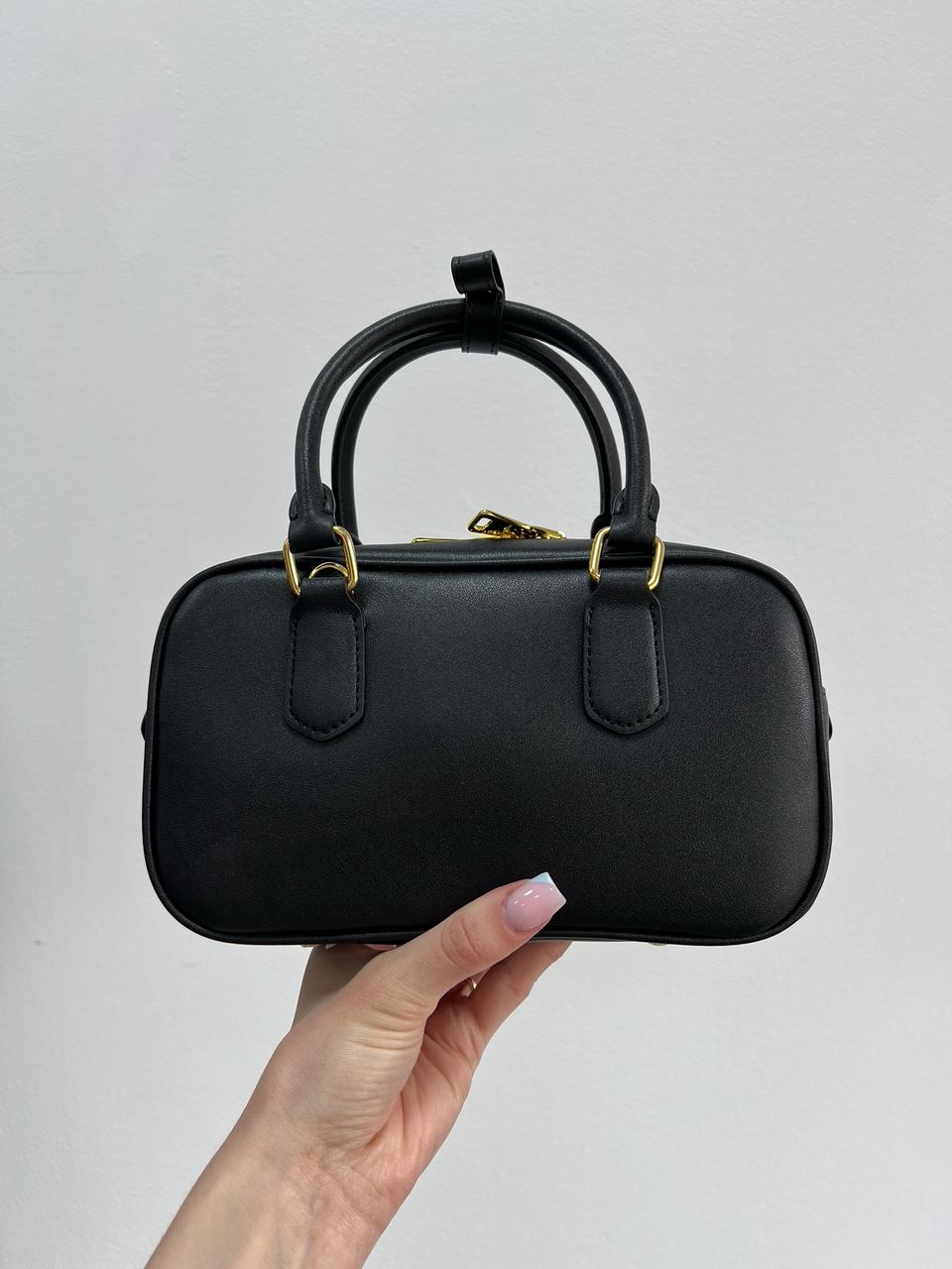 Miu Miu Arcadie Leather Bag Black - 16